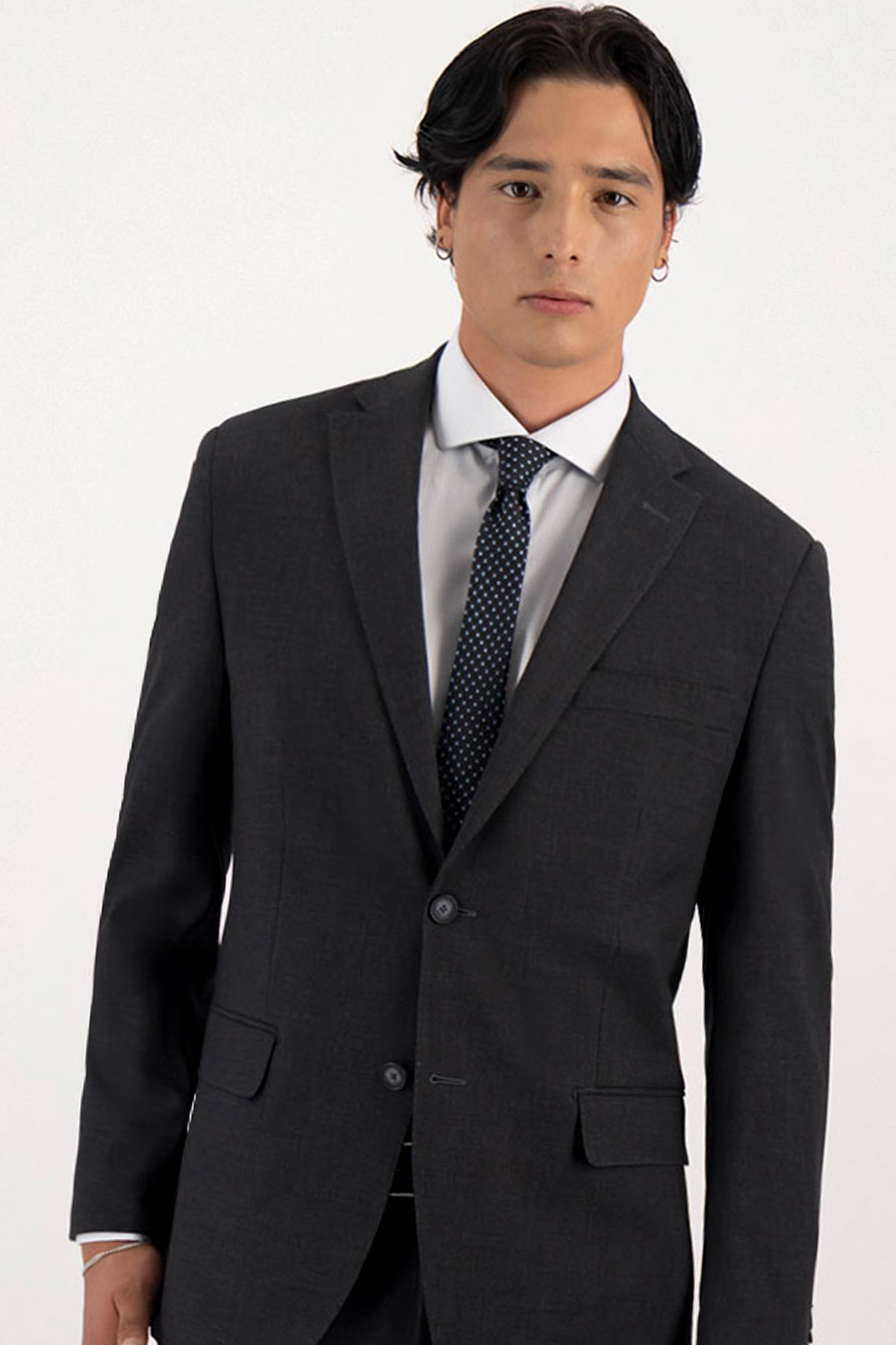 Traje Wool Blend Contemporary Fit Lamberti