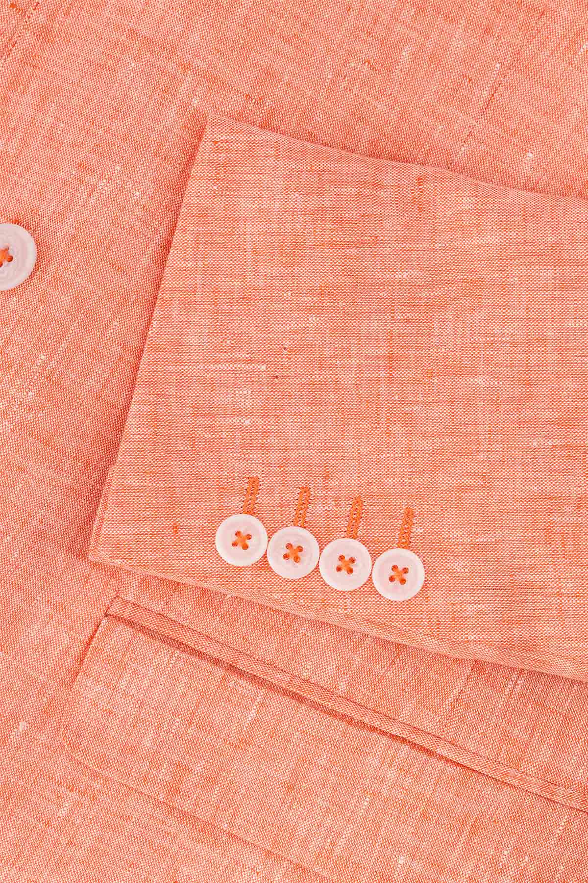 SACO SEPARATE SALMÓN SLIM FIT LMENTAL image number 3