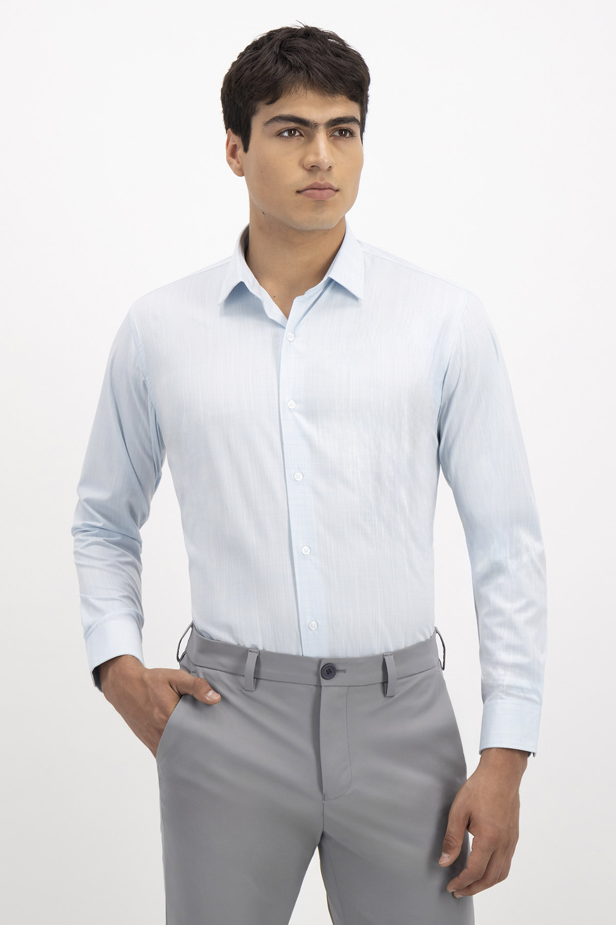 CAMISA FORMAL BAMBOO FIBER SLIM FIT LMENTAL