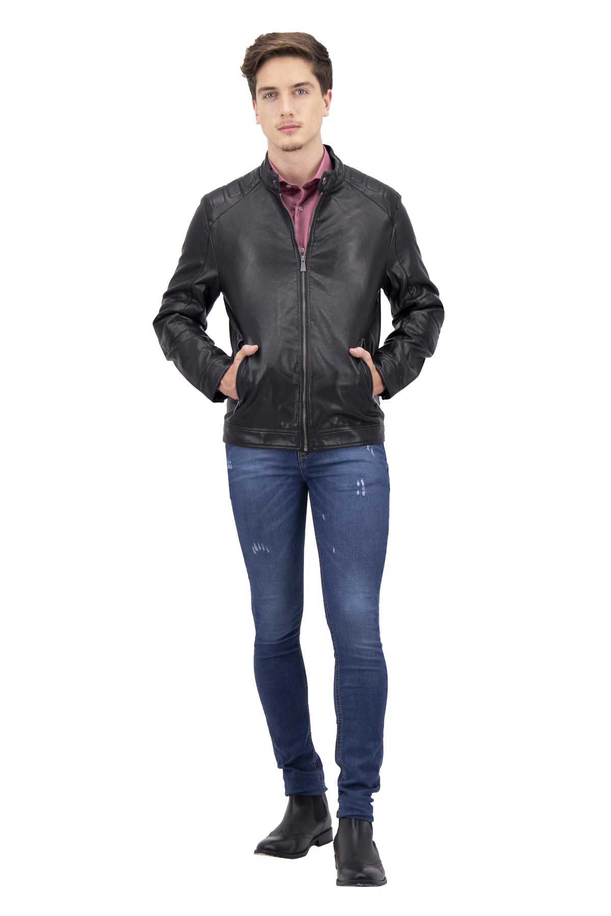 CHAMARRA SLIM FIT LMENTAL image number 4