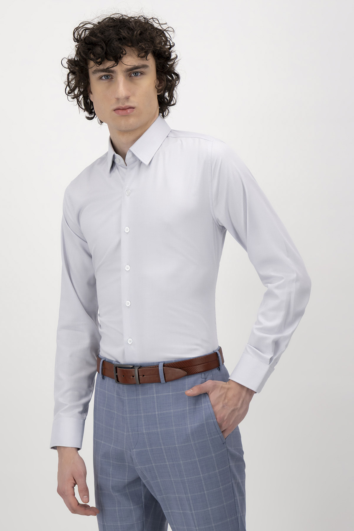 Camisa Formal Bamboo Fiber Skinny Fit Lmental