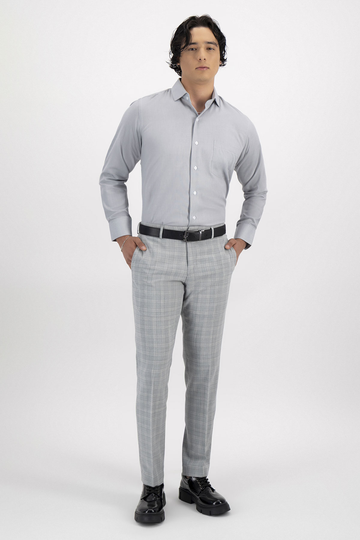 Camisa Cotton Blend Contemporary image number 4