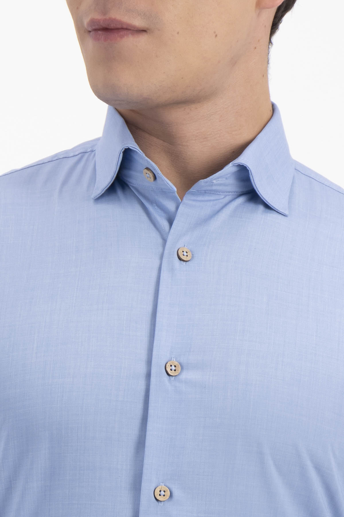 CAMISA CASUAL TLAOLLI SLIM FIT MENS FASHION image number 2