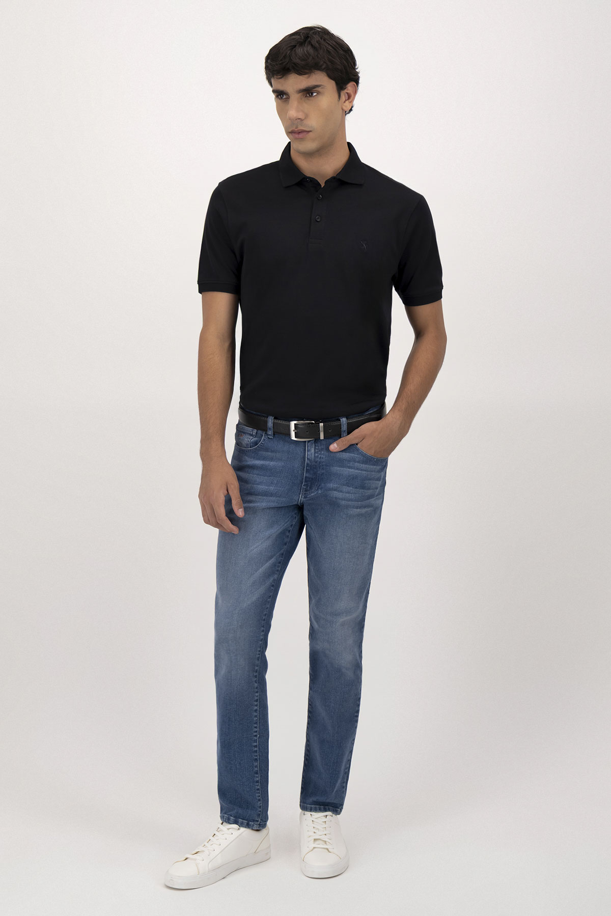 PLAYERA POLO CONTEMPORARY FIT LAMBERTI image number 3