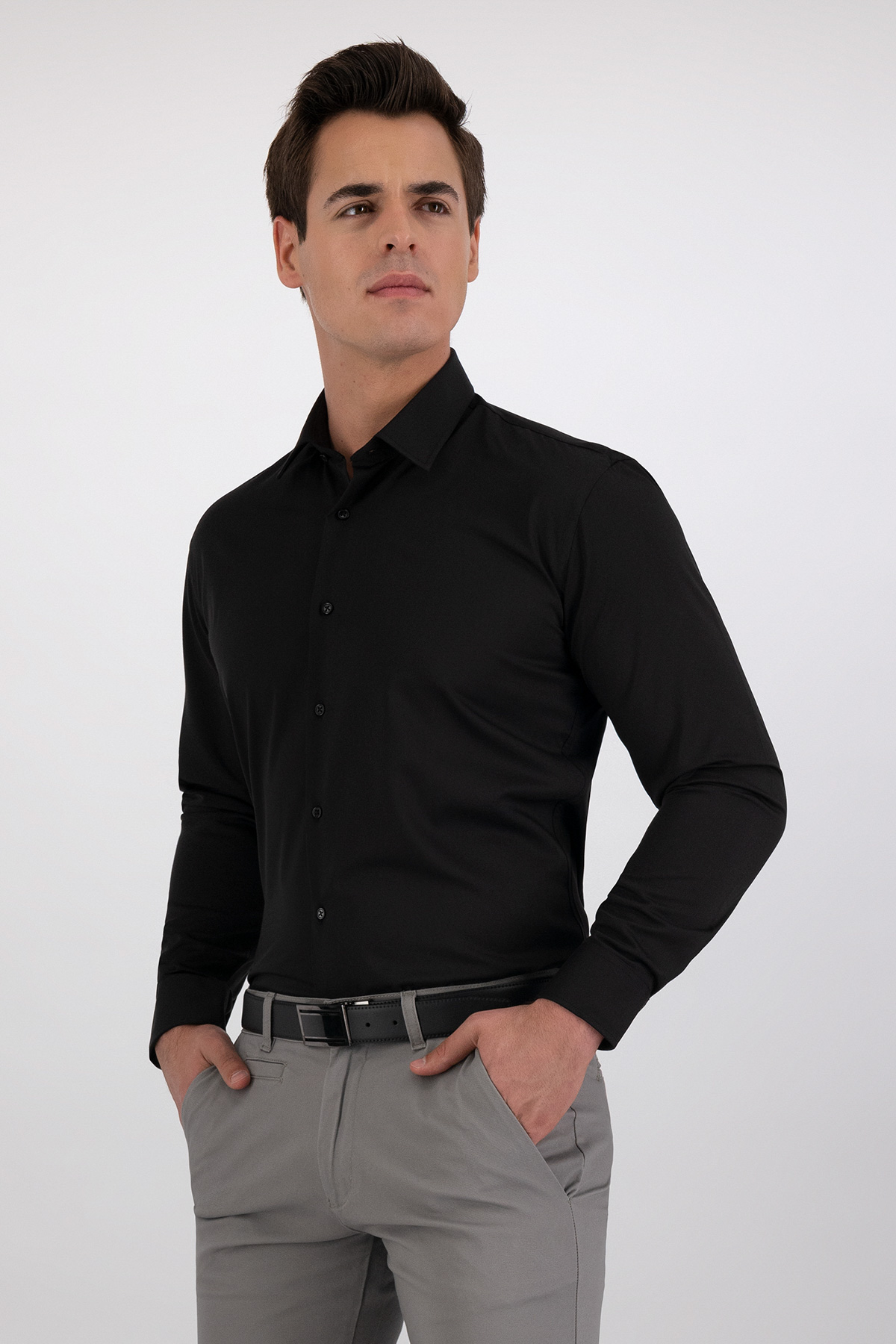 CAMISA VESTIR BAMBOO FIBER  SLIM FIT LMENTAL