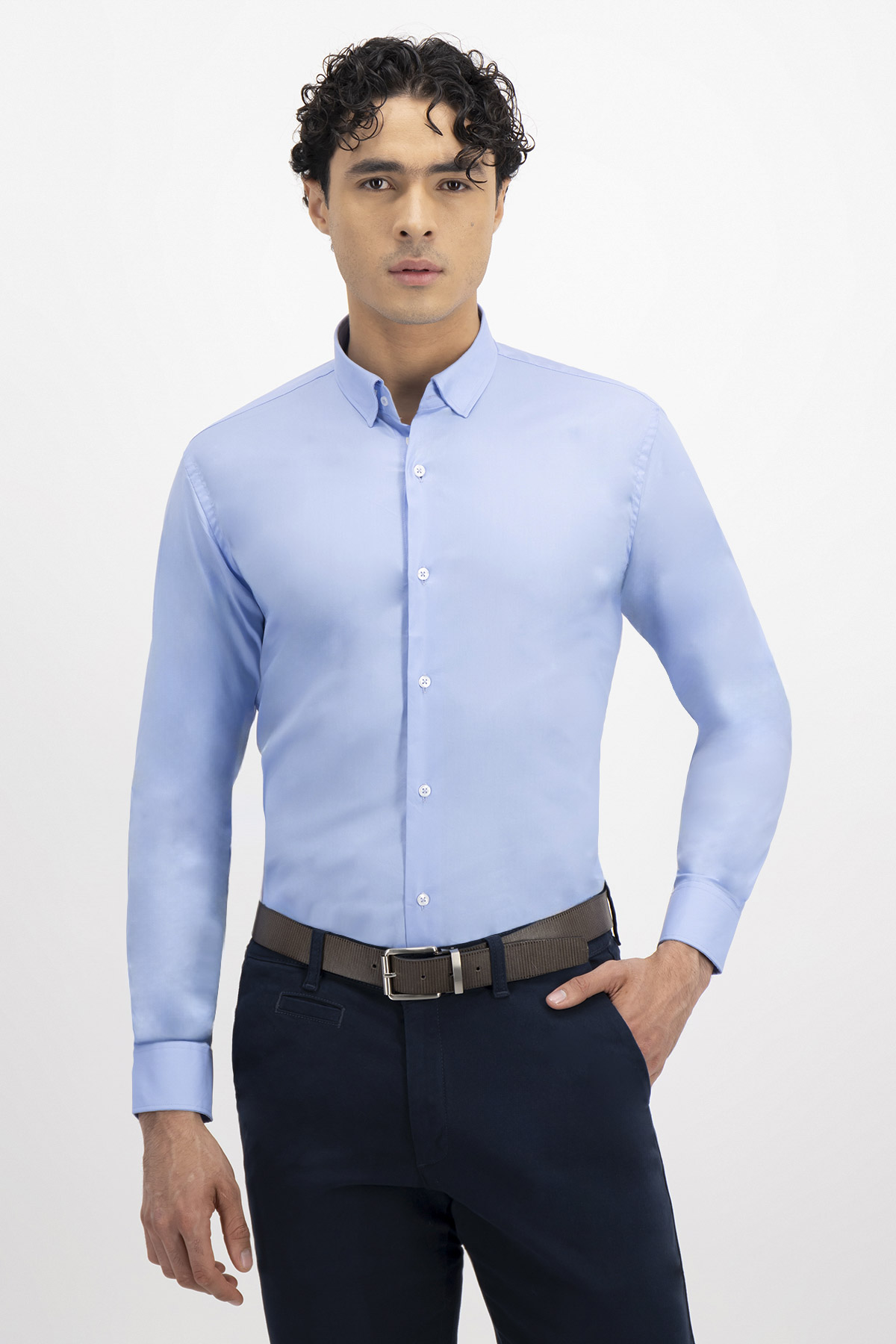 CAMISA FORMAL BAMBOO FIBER SLIM FIT LMENTAL