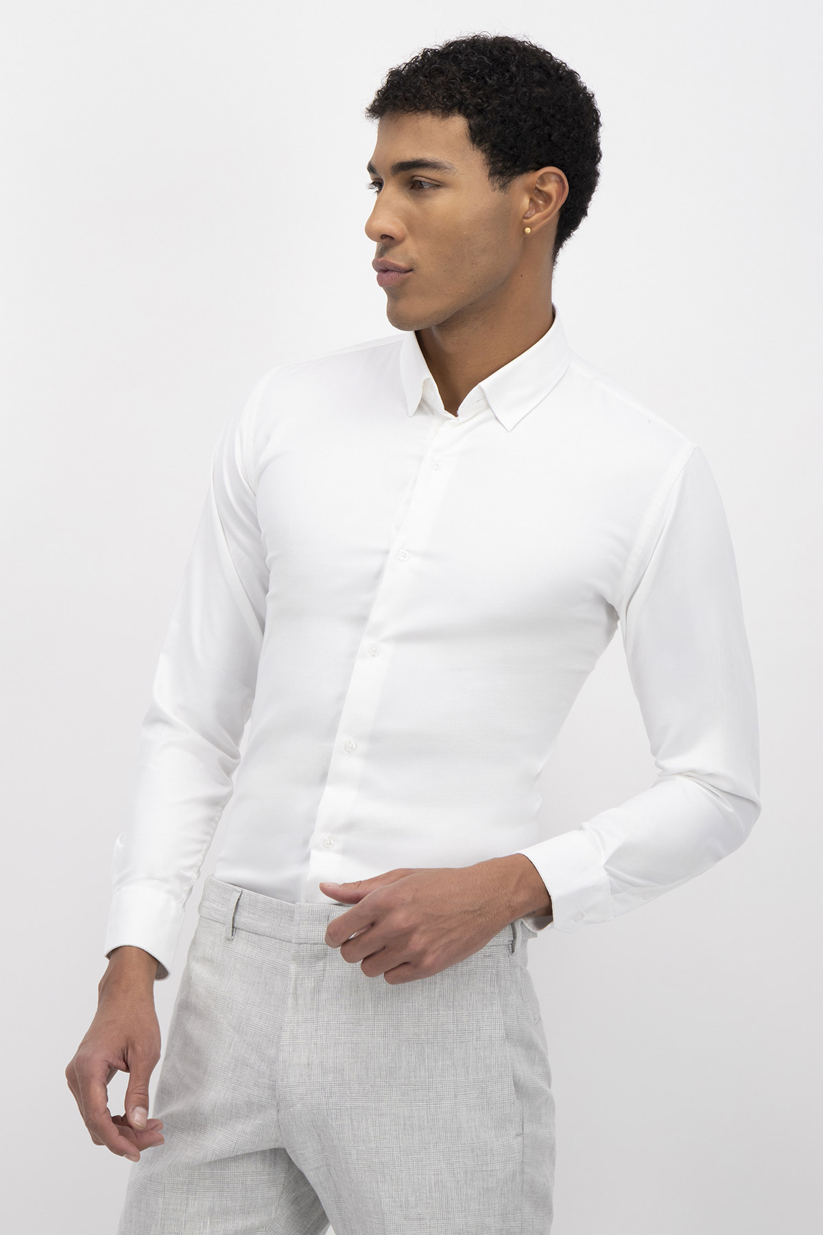 CAMISA FORMAL BAMBOO FIBER SLIM FIT LMENTAL