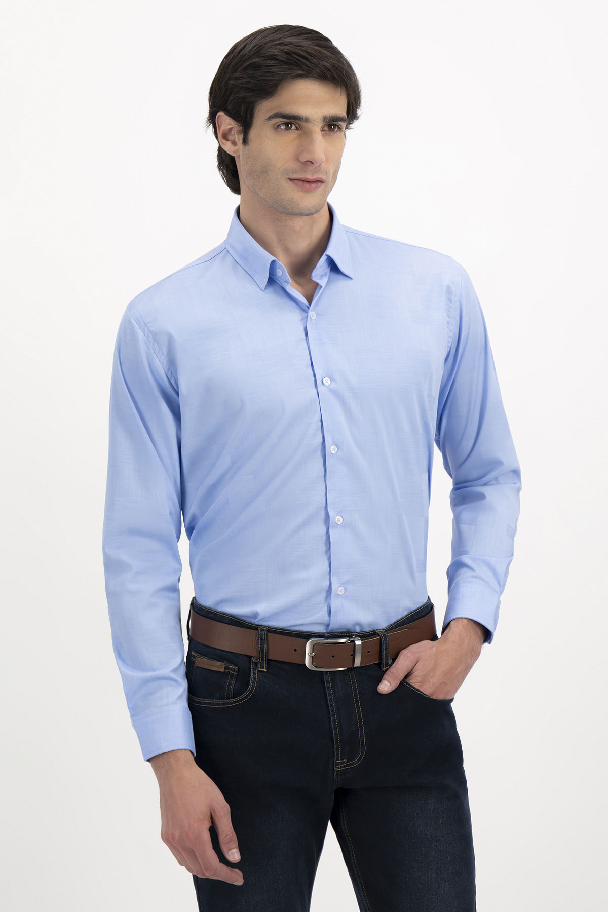 CAMISA FORMAL MILK TOUCH SLIM FIT LMENTAL