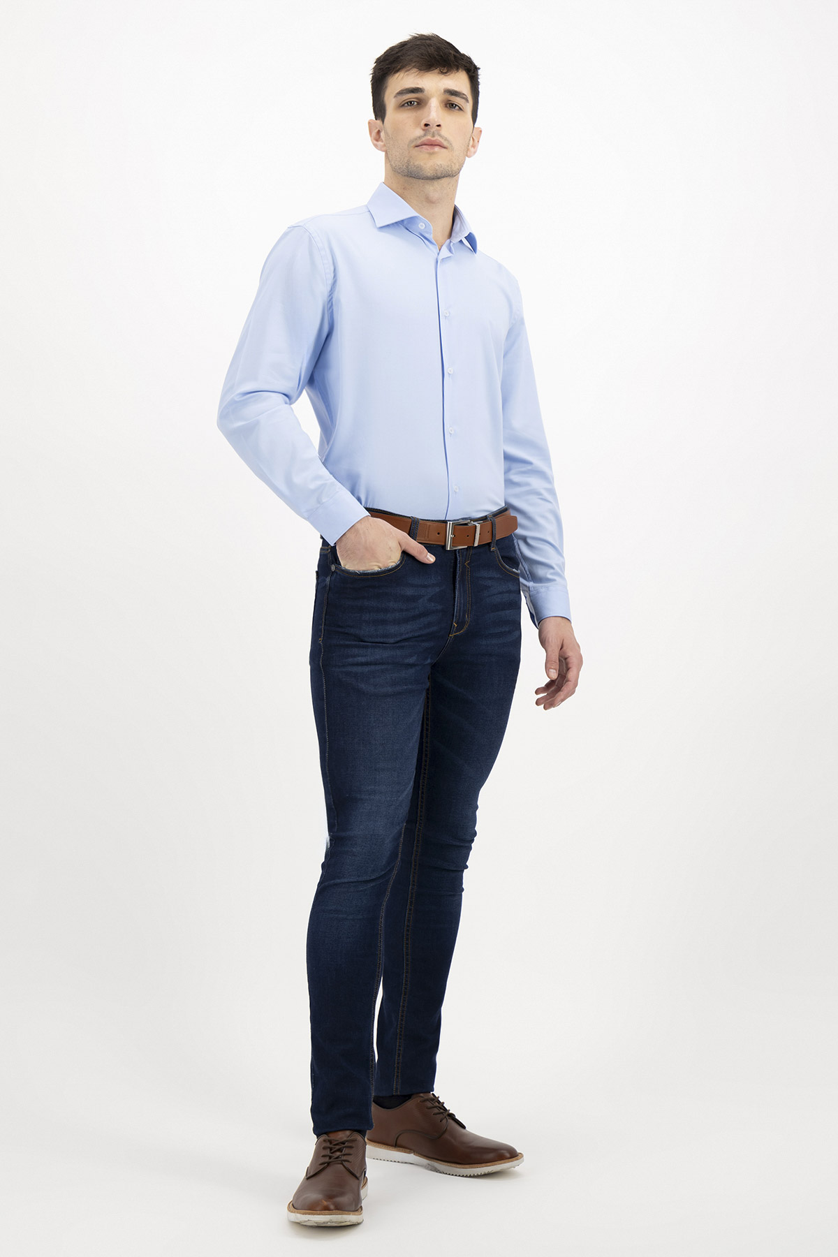 CAMISA VESTIR BAMBOO FIBER SLIM FIT LMENTAL