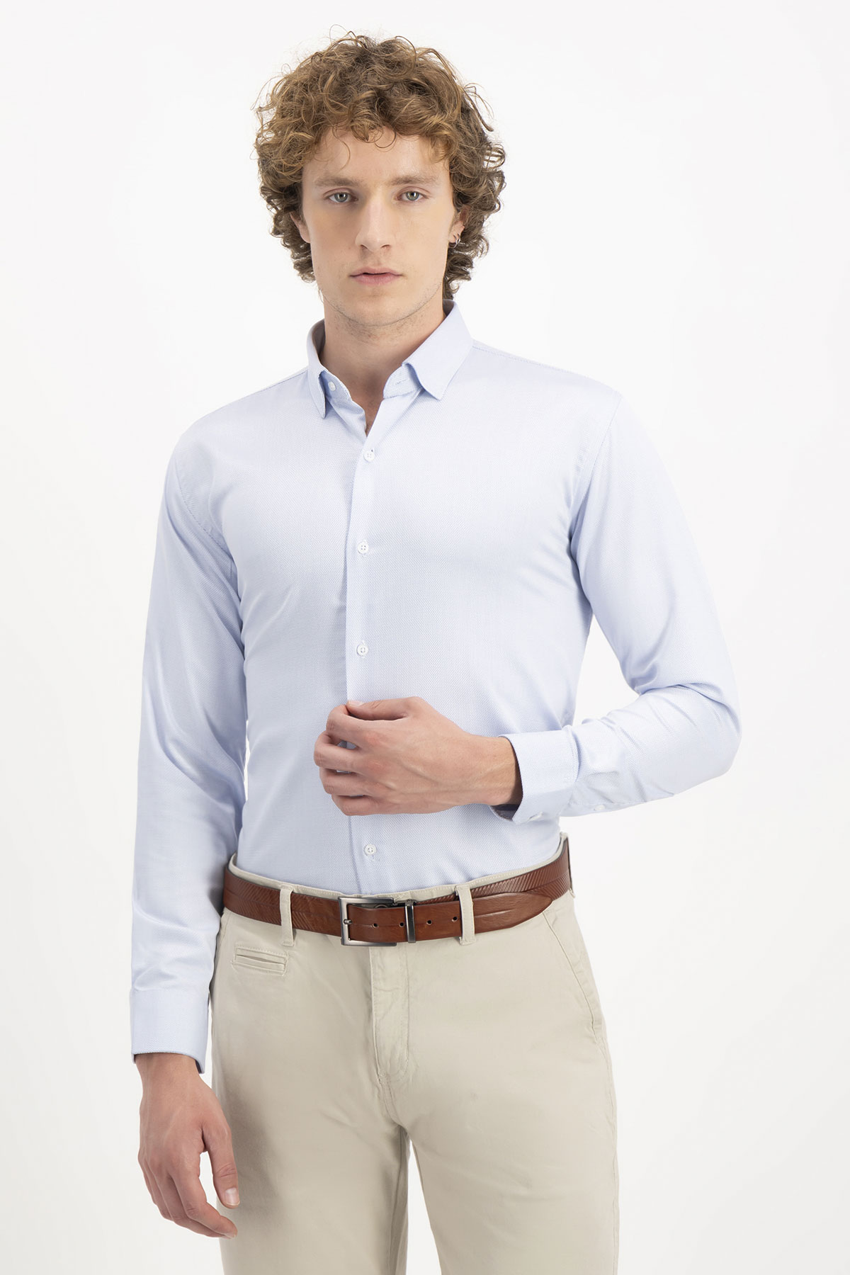 CAMISA FORMAL BAMBOO FIBER SLIM FIT LMENTAL