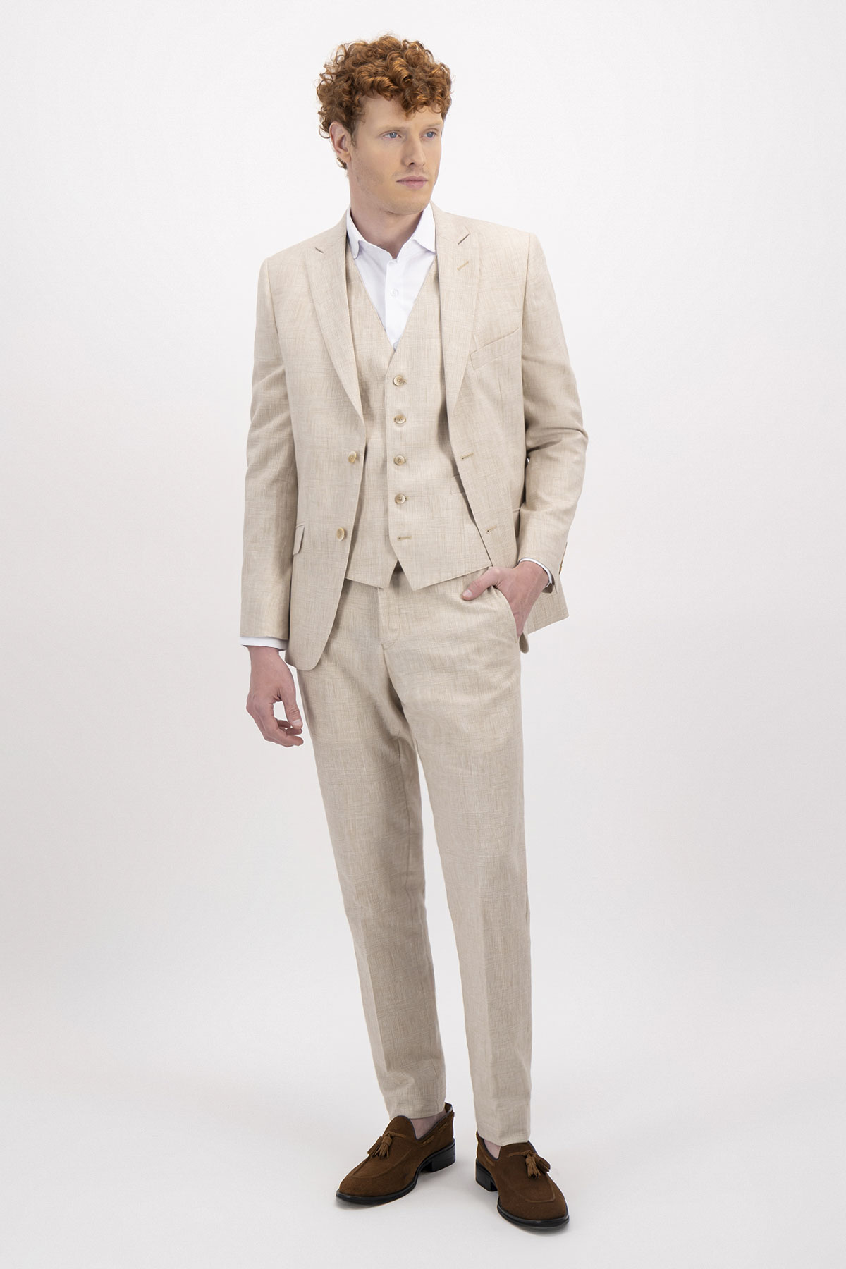 SACO SEPARATE FORMAL SLIM FIT LMENTAL image number 2