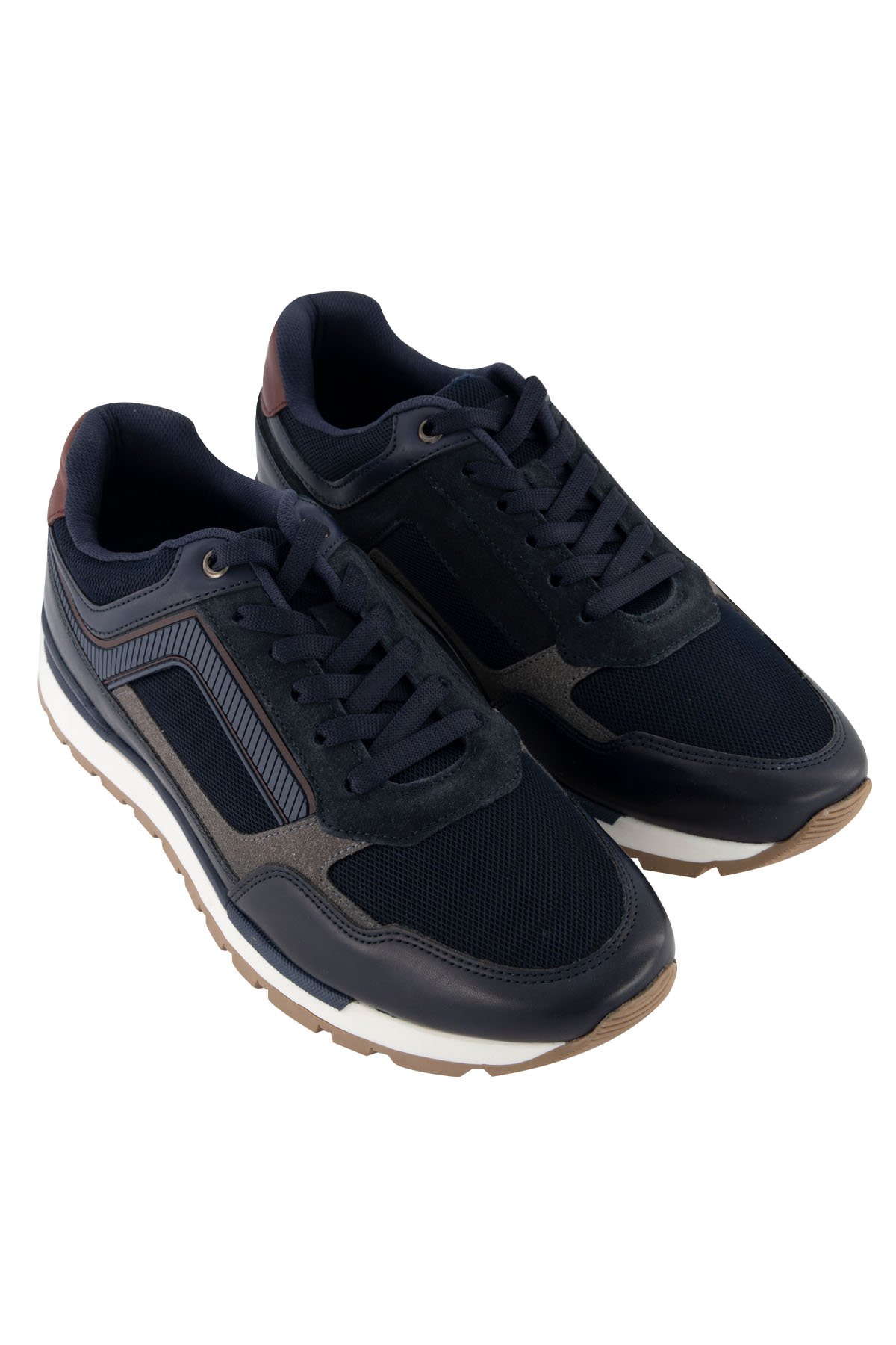 TENIS COLOR AZUL MARINO MENS FASHION image number 0