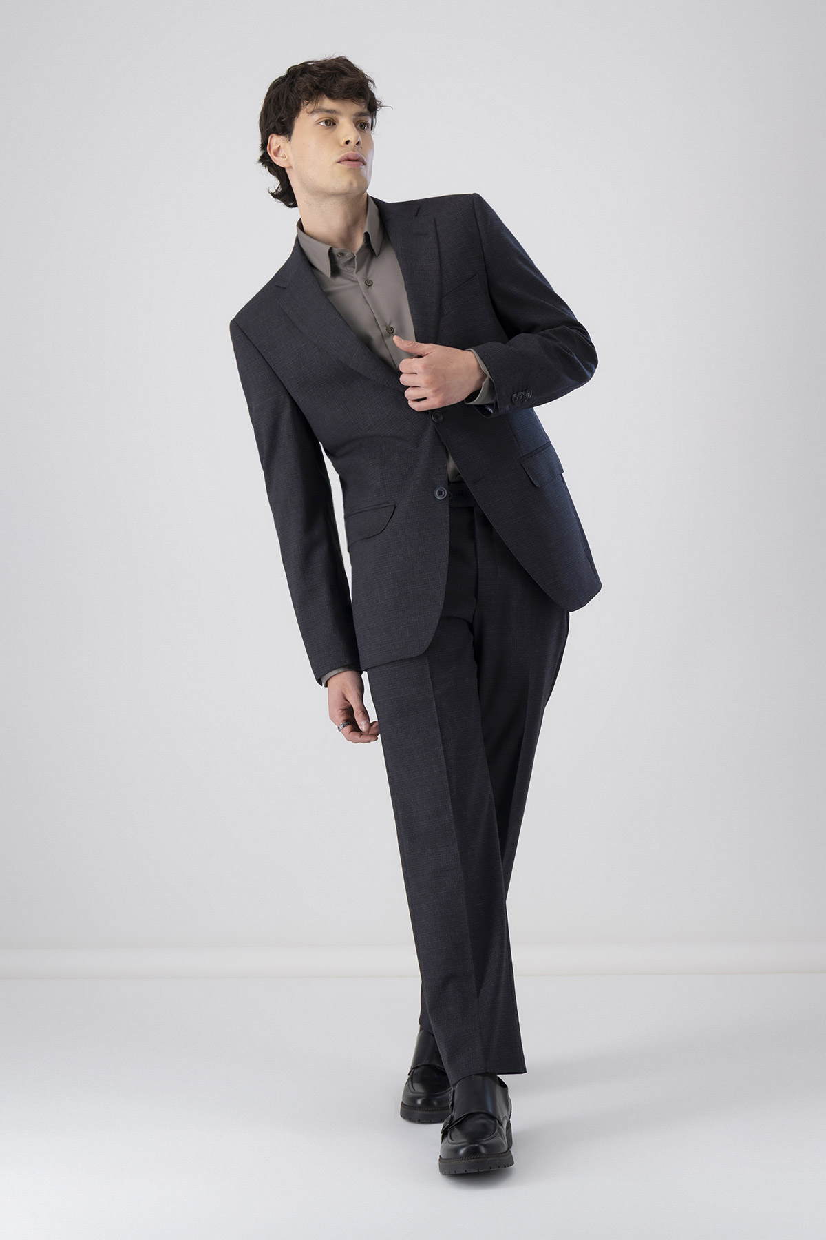 Traje Fresco Di Lana Contemporary Fit Lamberti