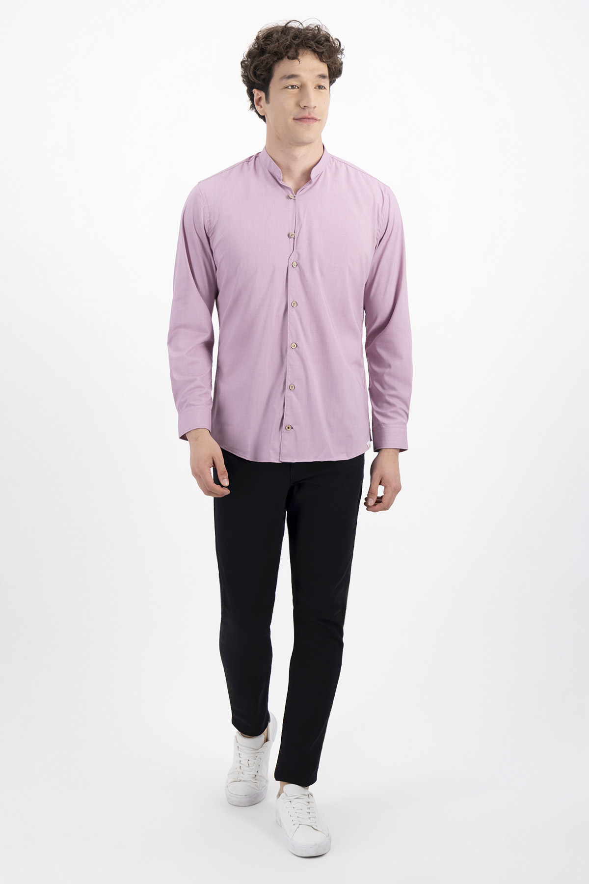 CAMISA CASUAL TLAOLLI SLIM FIT MENS FASHION image number 3