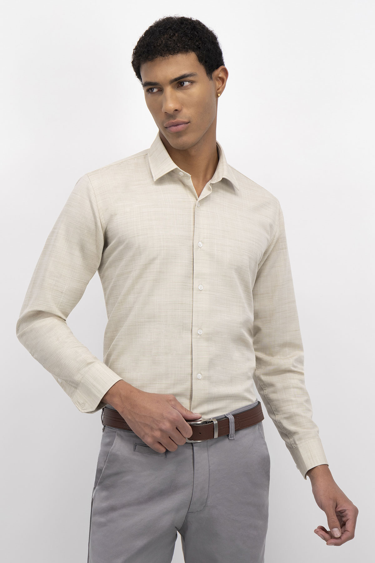 CAMISA FORMAL BAMBOO FIBER SLIM FIT LMENTAL image number 0