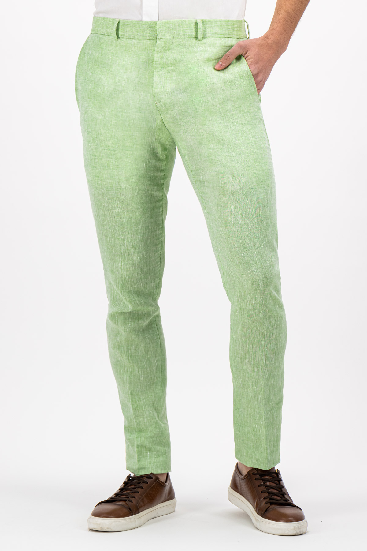PANTALÓN SEPARATE VERDE VINTAGE SLIM FIT LMENTAL image number 1
