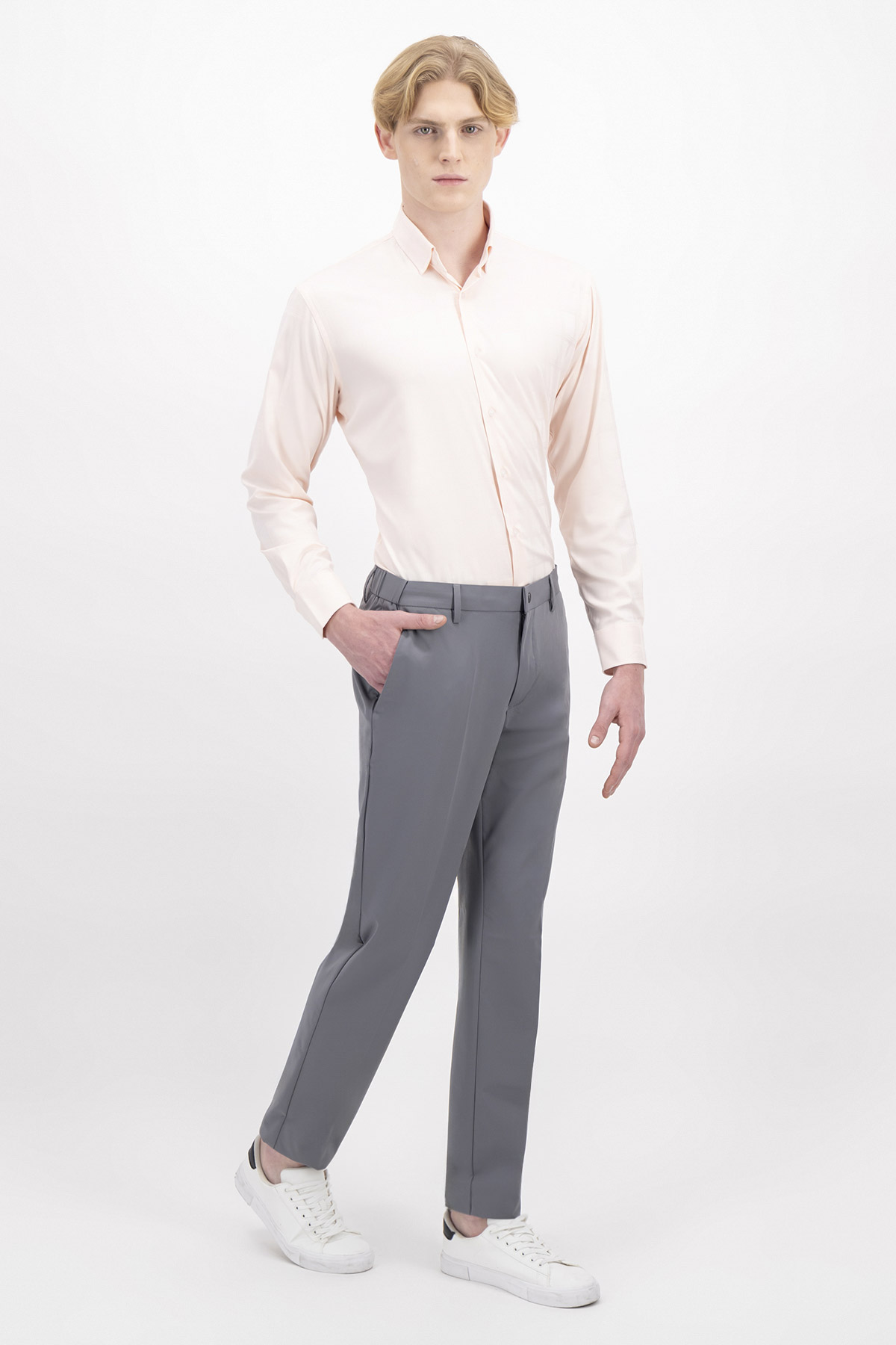 CAMISA FORMAL BAMBOO FIBER SLIM FIT LMENTAL image number 3