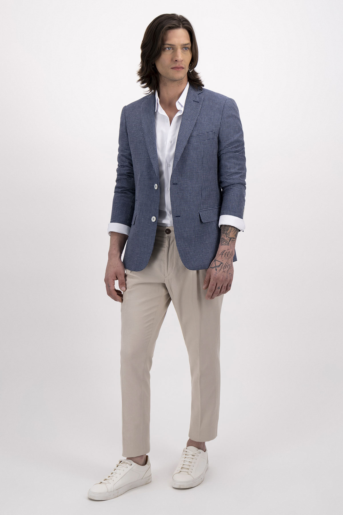 SACO CASUAL SLIM FIT LMENTAL image number 2