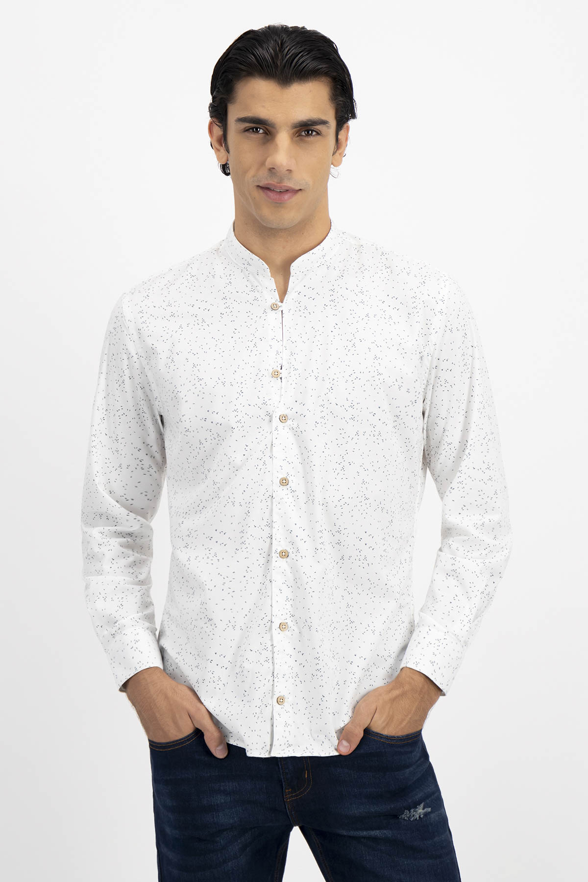 CAMISA CASUAL TLAOLLI SLIM FIT MENS FASHION