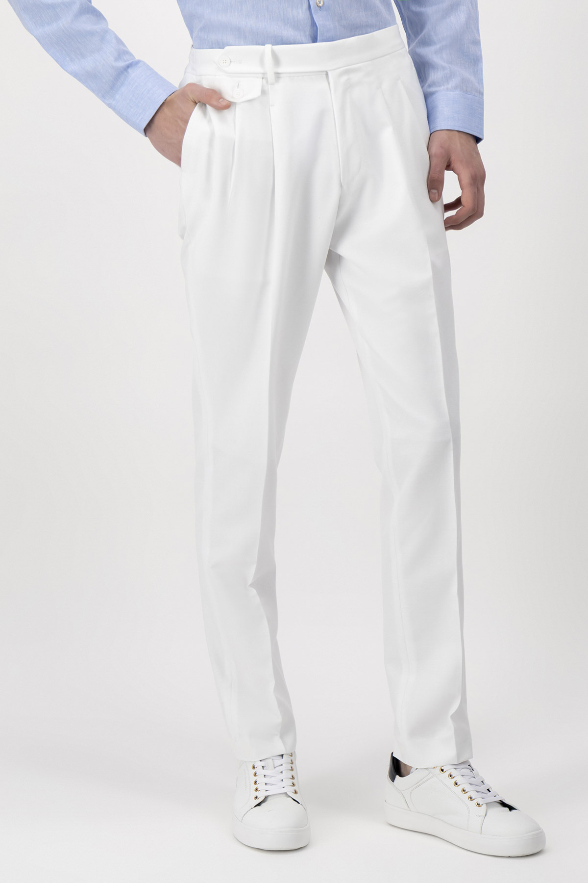 Pantalón Formal Linen Slim Fit Lamberti