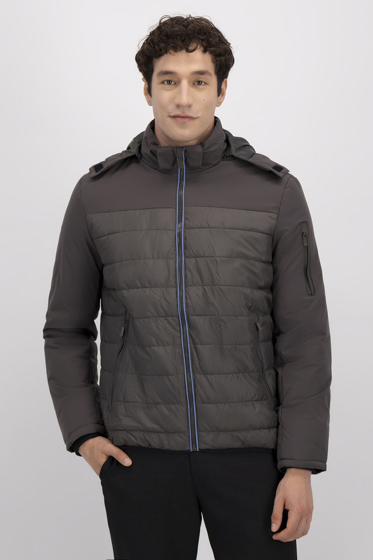 Chamarra Puffer Técnica Slim
