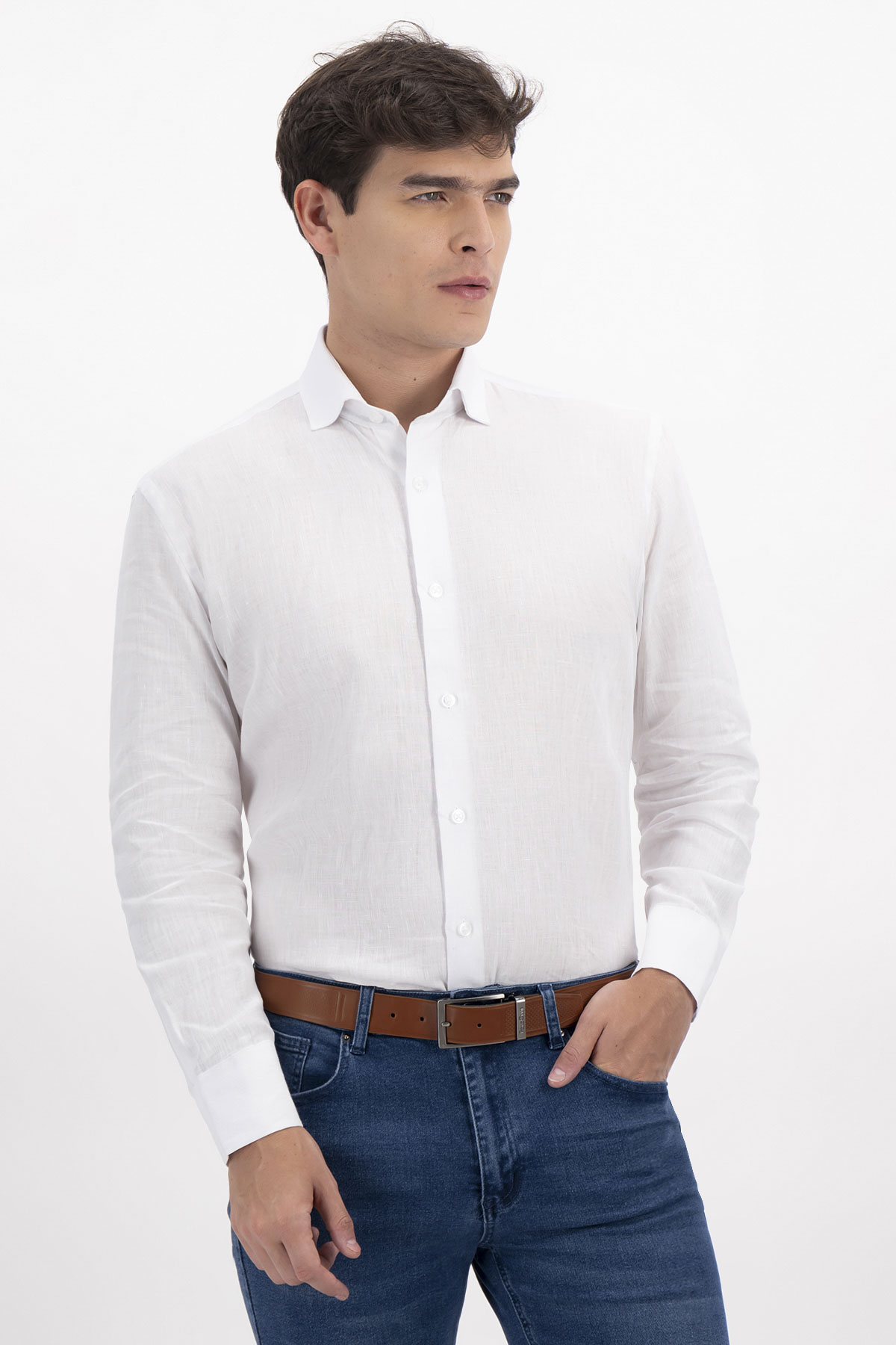 CAMISA CASUAL CONTEMPORARY FIT LAMBERTI