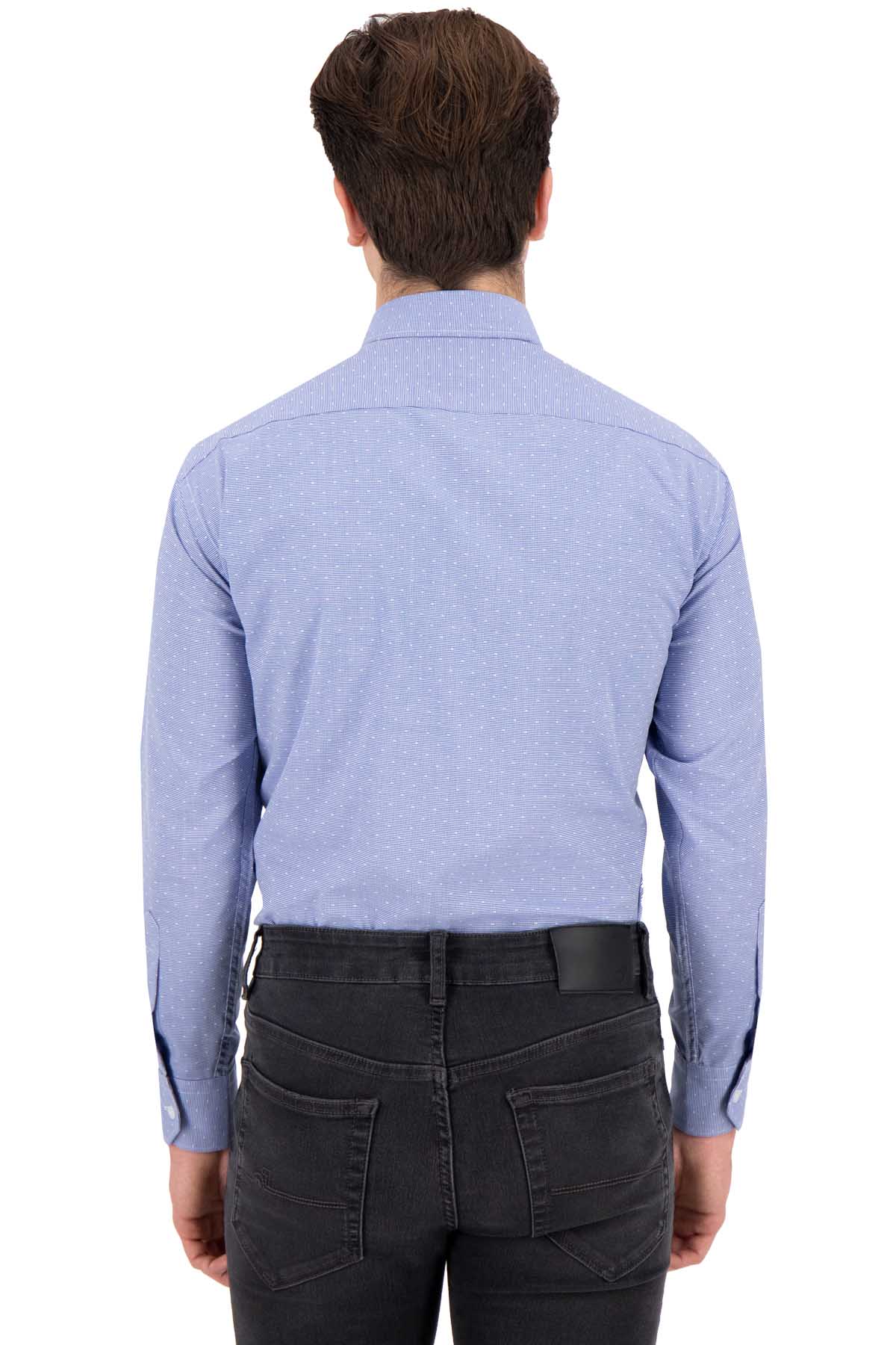 CAMISA VESTIR REY AZUL CONTEMPORARY FIT SONNETI UO