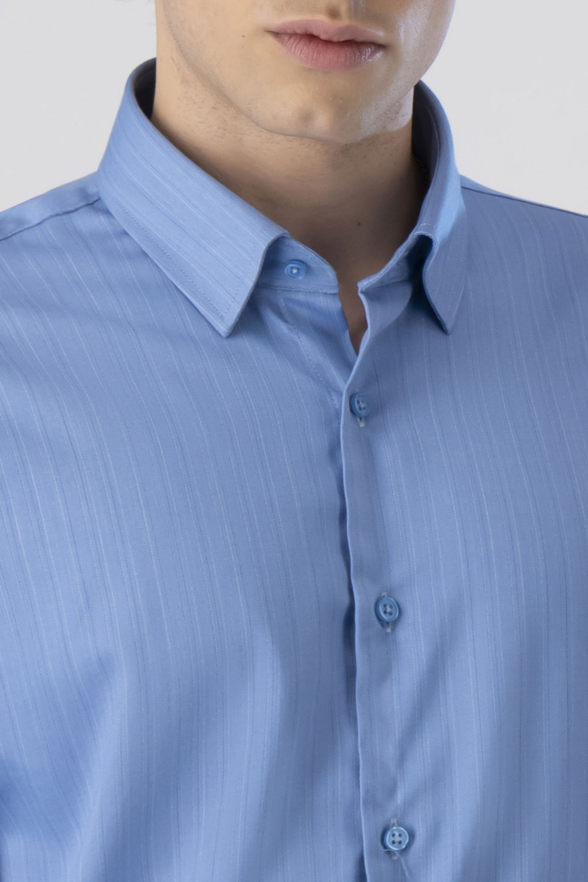 Camisa Formal Milk Touch Slim Fit Lmental image number 3