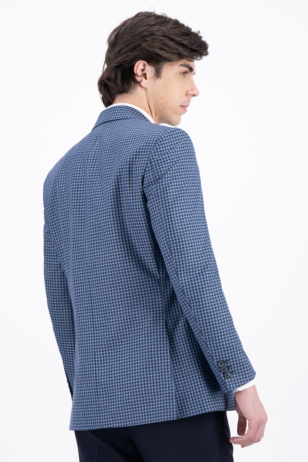 SACO CASUAL AZUL ACERO COMTEMPORARY SONNETI UO image number 2