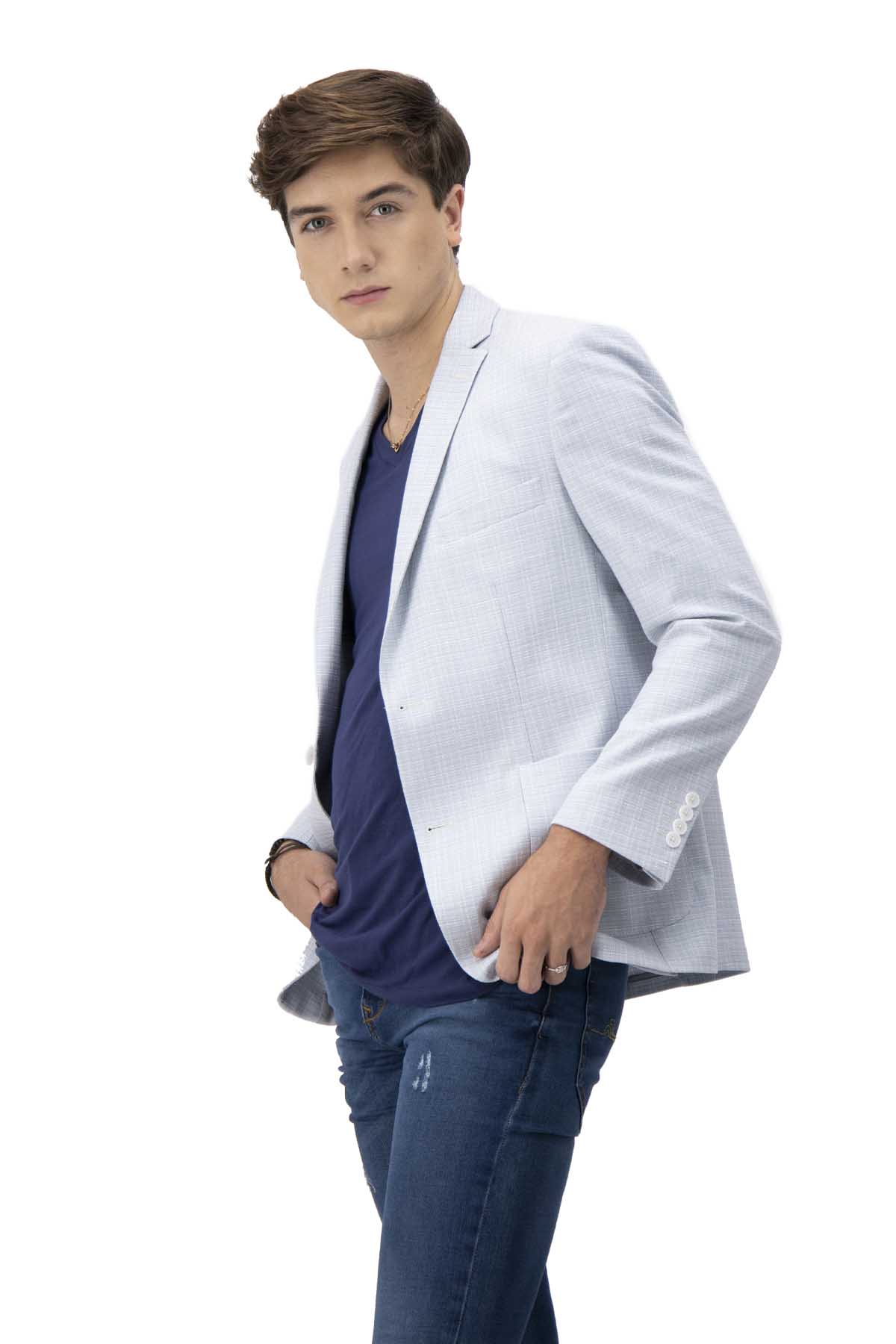 SACO SPORT AZULCLARO SLIM LMENTAL image number 1