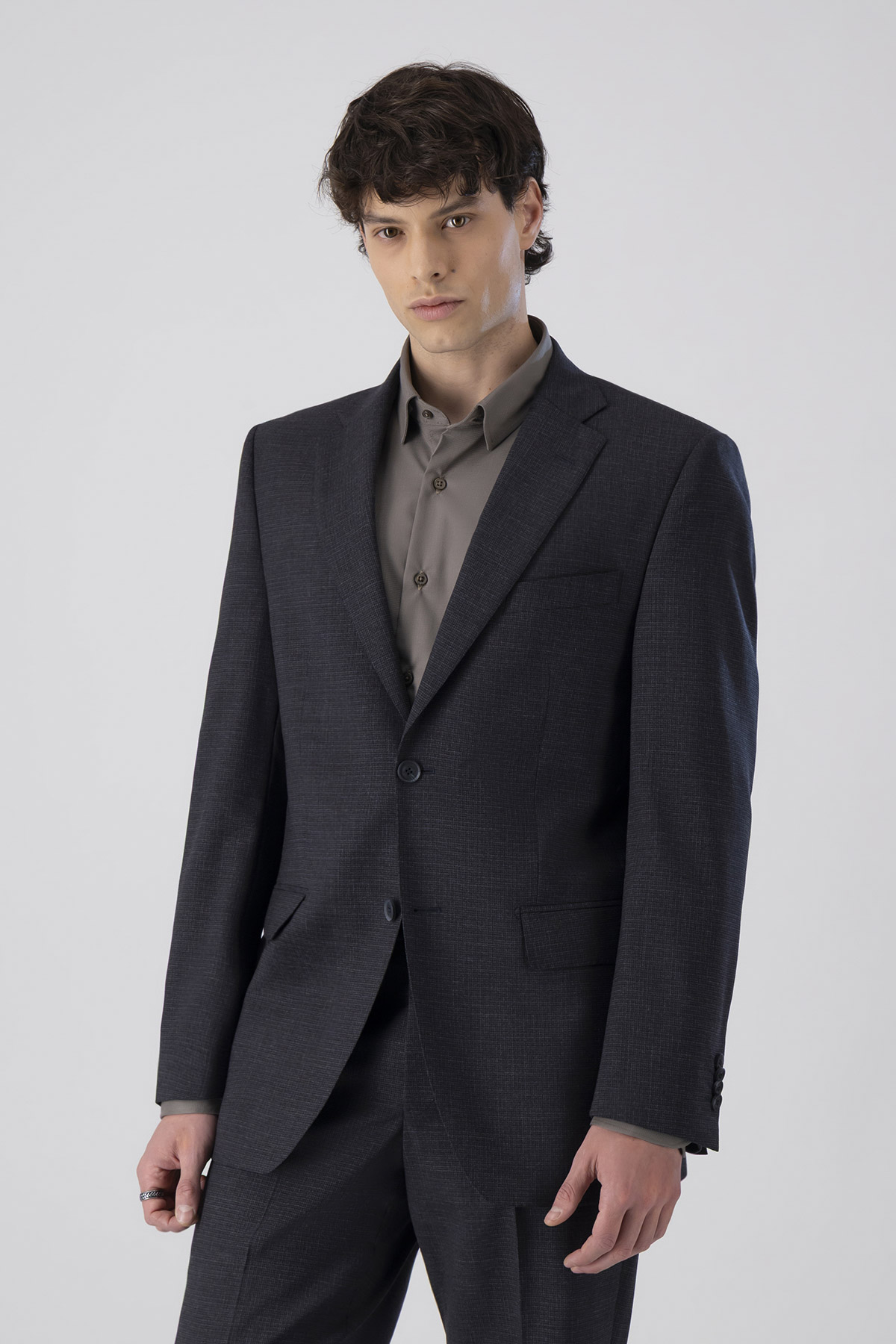 Traje Fresco Di Lana Contemporary Fit Lamberti image number 2