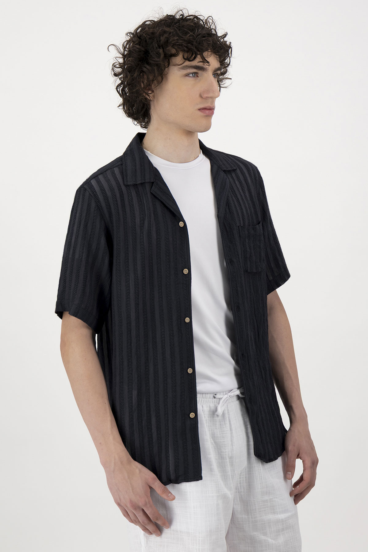 Camisa Casual Slim Fit Lmental