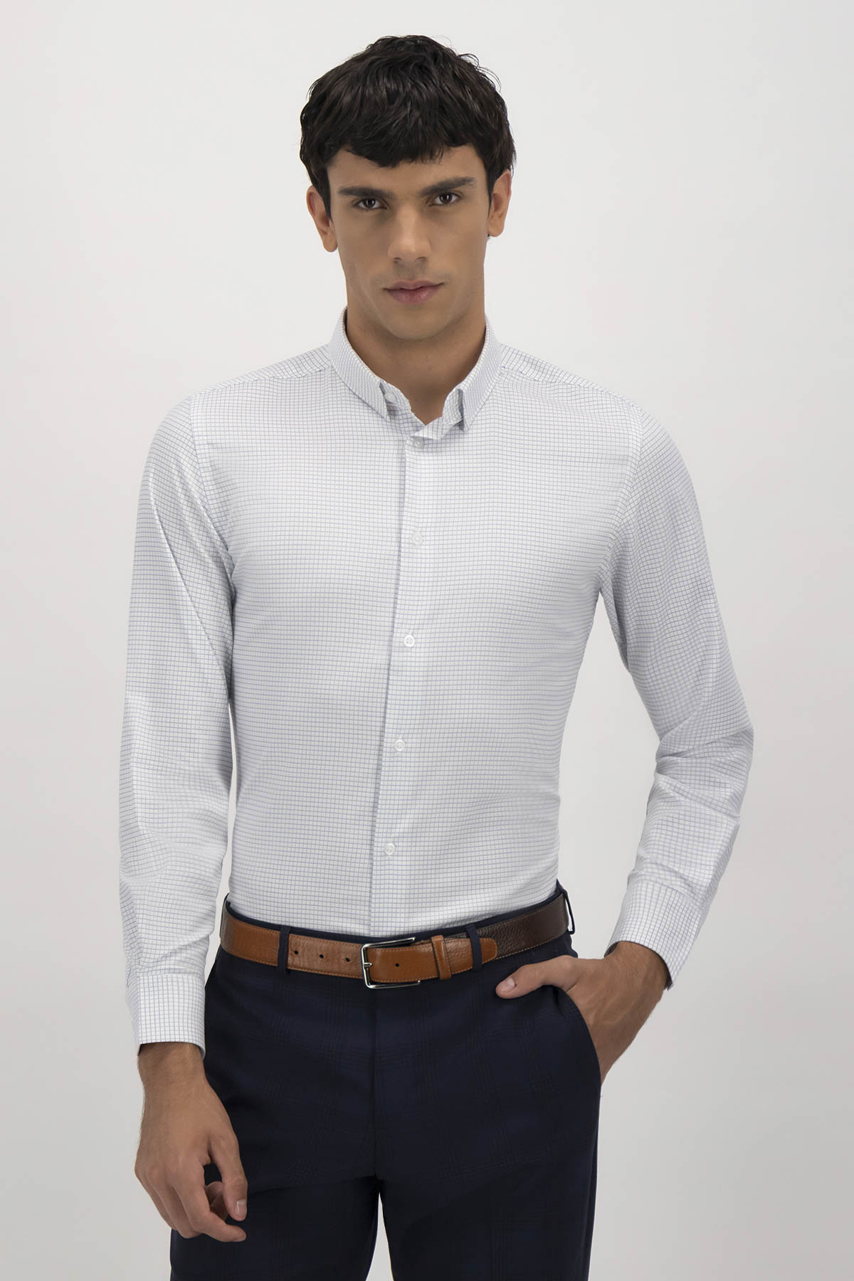 Camisa Formal Bamboo Fiber Skinny Fit Lmental