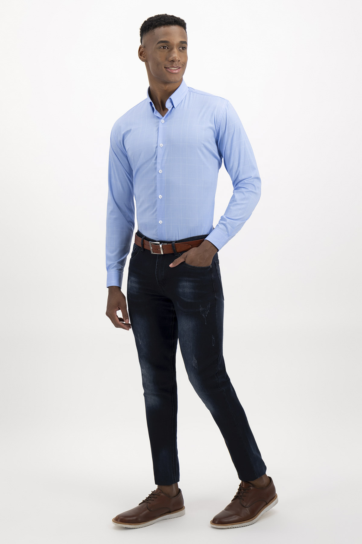 CAMISA FORMAL BAMBOO FIBER SLIM FIT LMENTAL image number 3