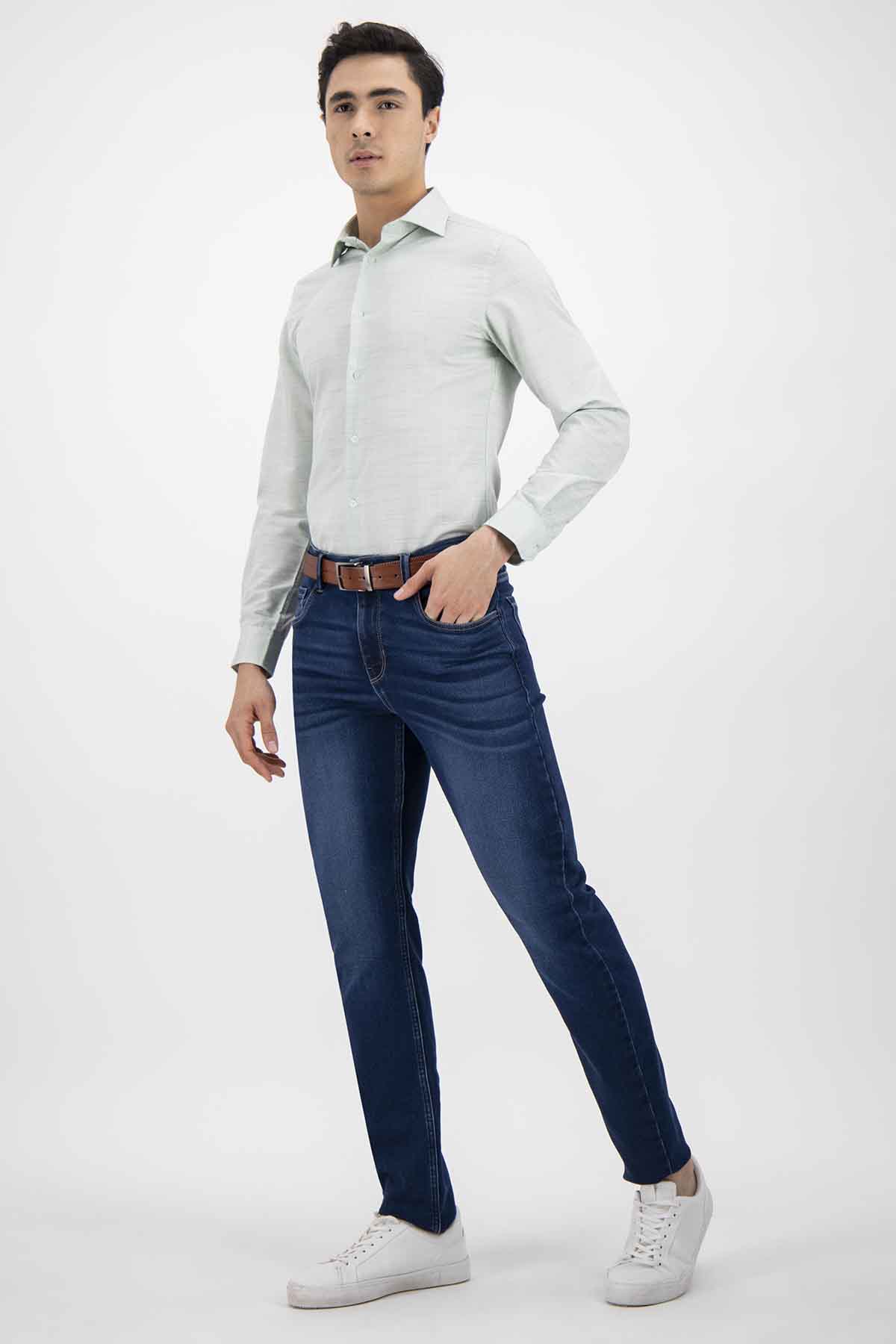 CAMISA VESTIR BAMBOO FIBER SKINNY FIT LMENTAL