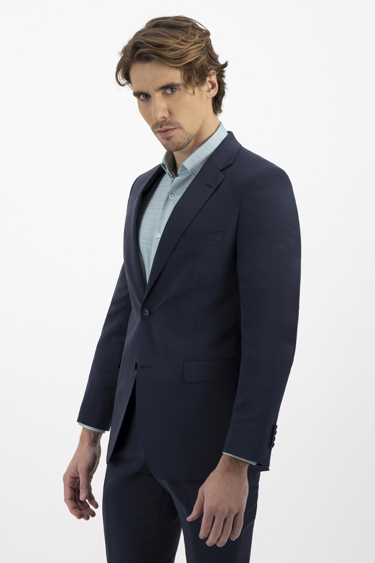 TRAJE FRESCO DI LANA SLIM FIT LAMBERTI image number 1