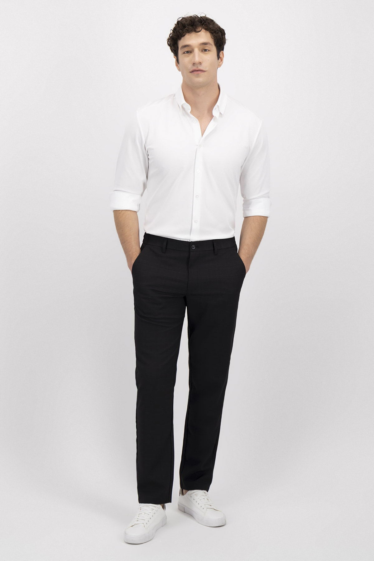 Camisa Formal Jersey Slim