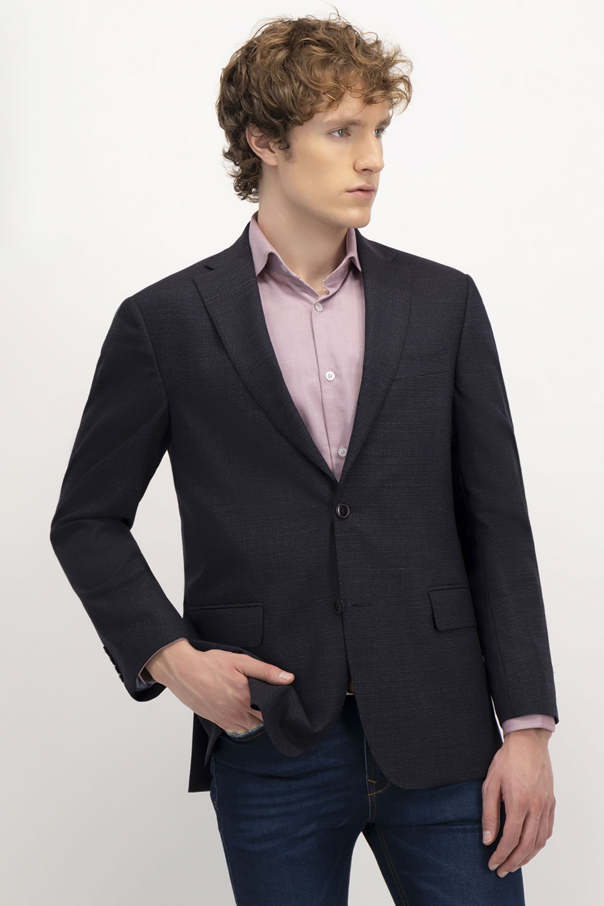 SACO CASUAL FRESCO DI LANA SLIM FIT LAMBERTI