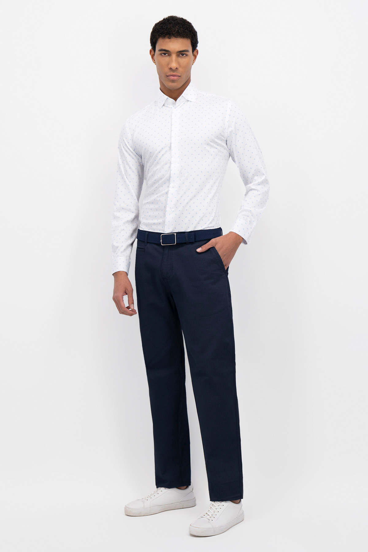CAMISA FORMAL BAMBOO FIBER SKINNY FIT LMENTAL image number 2
