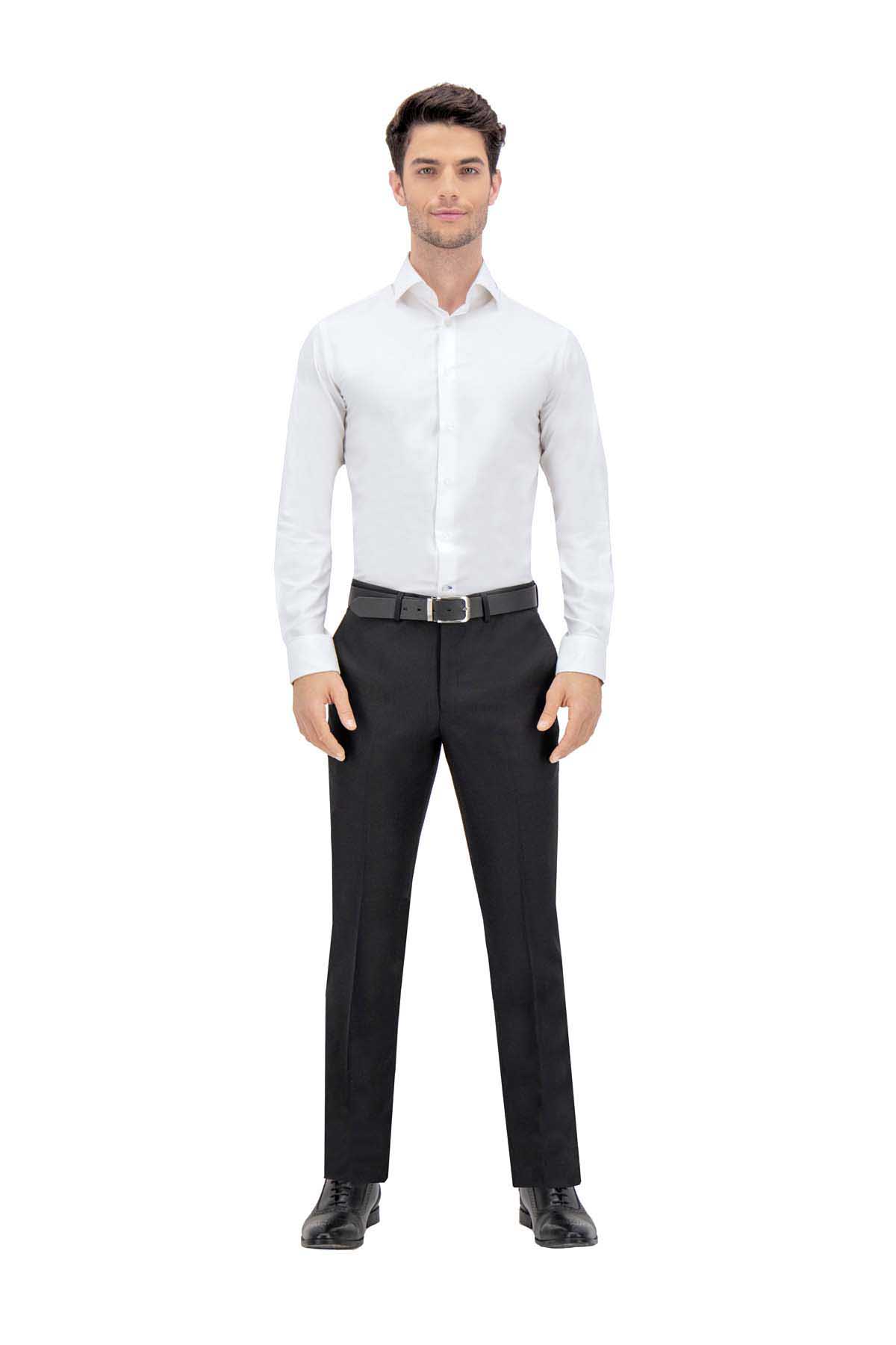 PANTALÓN VESTIR NEGRO MODERN FIT image number 3