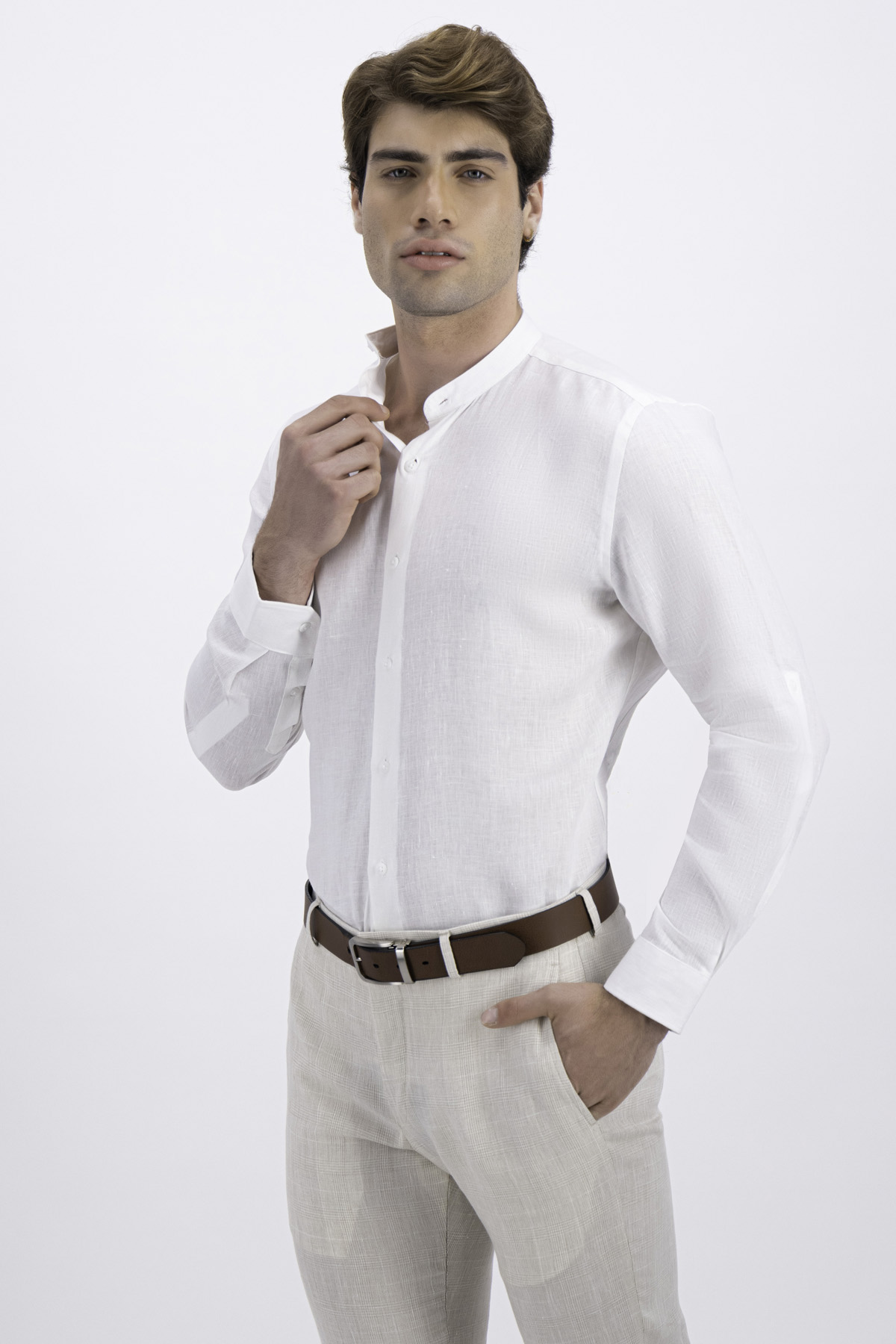 CAMISA BLANCA SLIM FIT LMENTAL image number 2