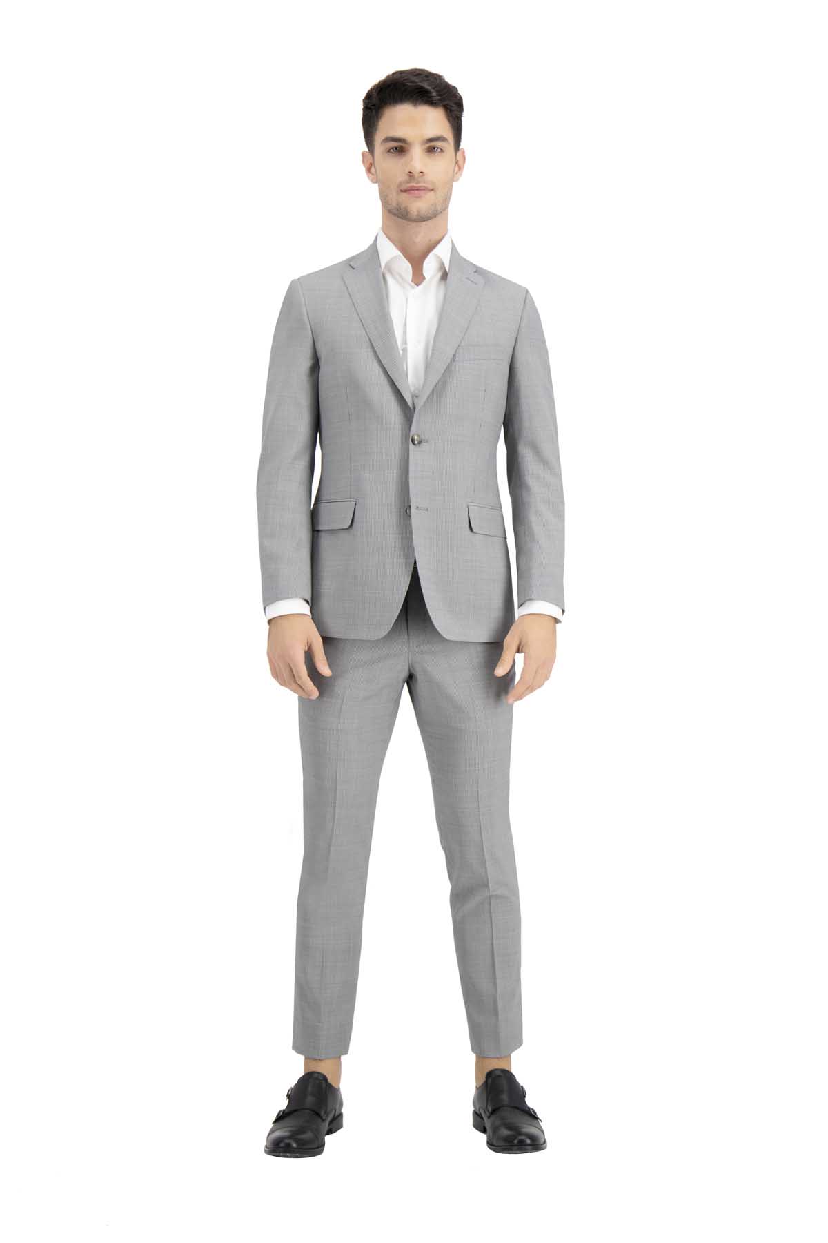 TRAJE GRIS CONTEMPORANEO FIT LAMBERTI image number 1