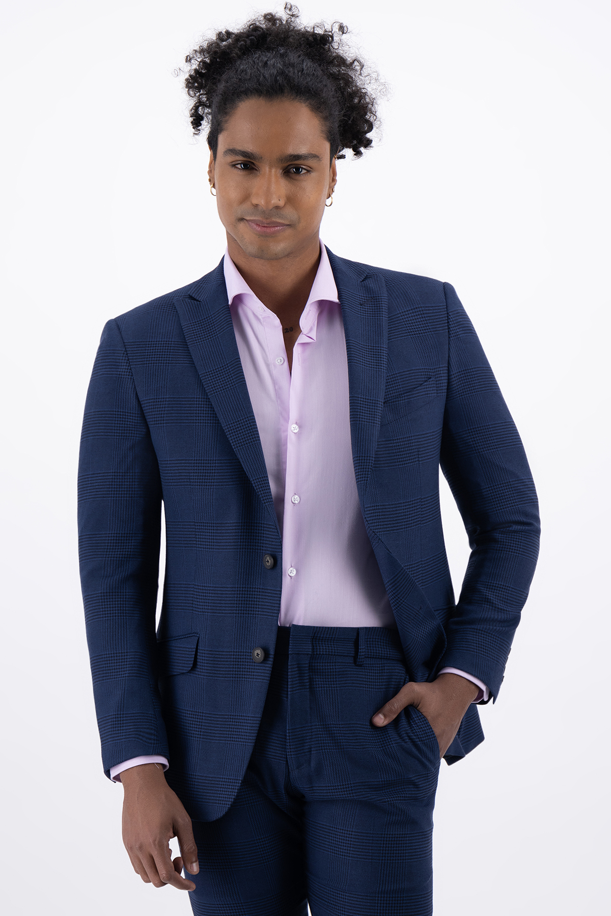 SACO SEPARATE AZUL MARINO SLIM FIT LMENTAL image number 3