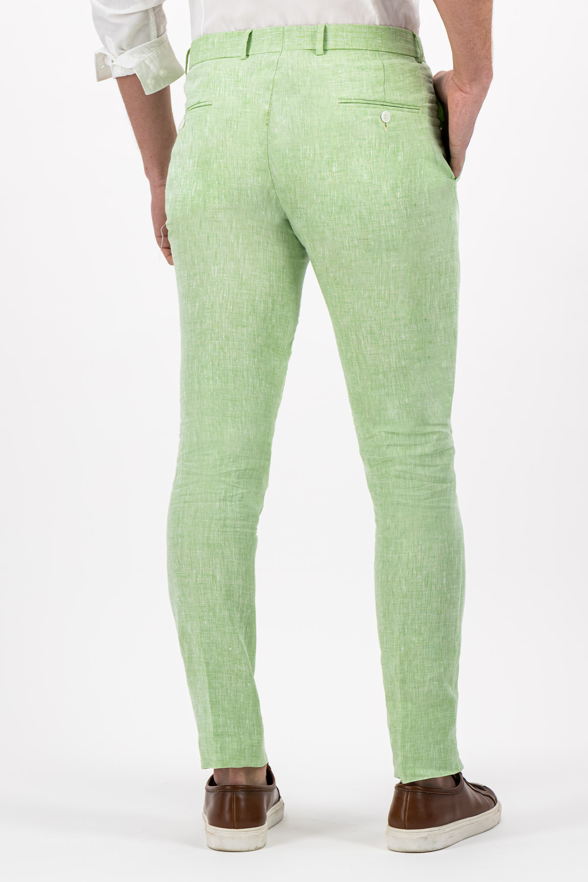 PANTALÓN SEPARATE VERDE VINTAGE SLIM FIT LMENTAL image number null