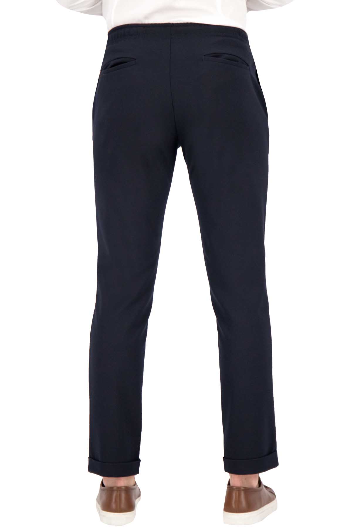 PANTALÓN SEPARATE TIPO JOGGERS AZUL MARINO SLIM FIT LMENTAL image number 2