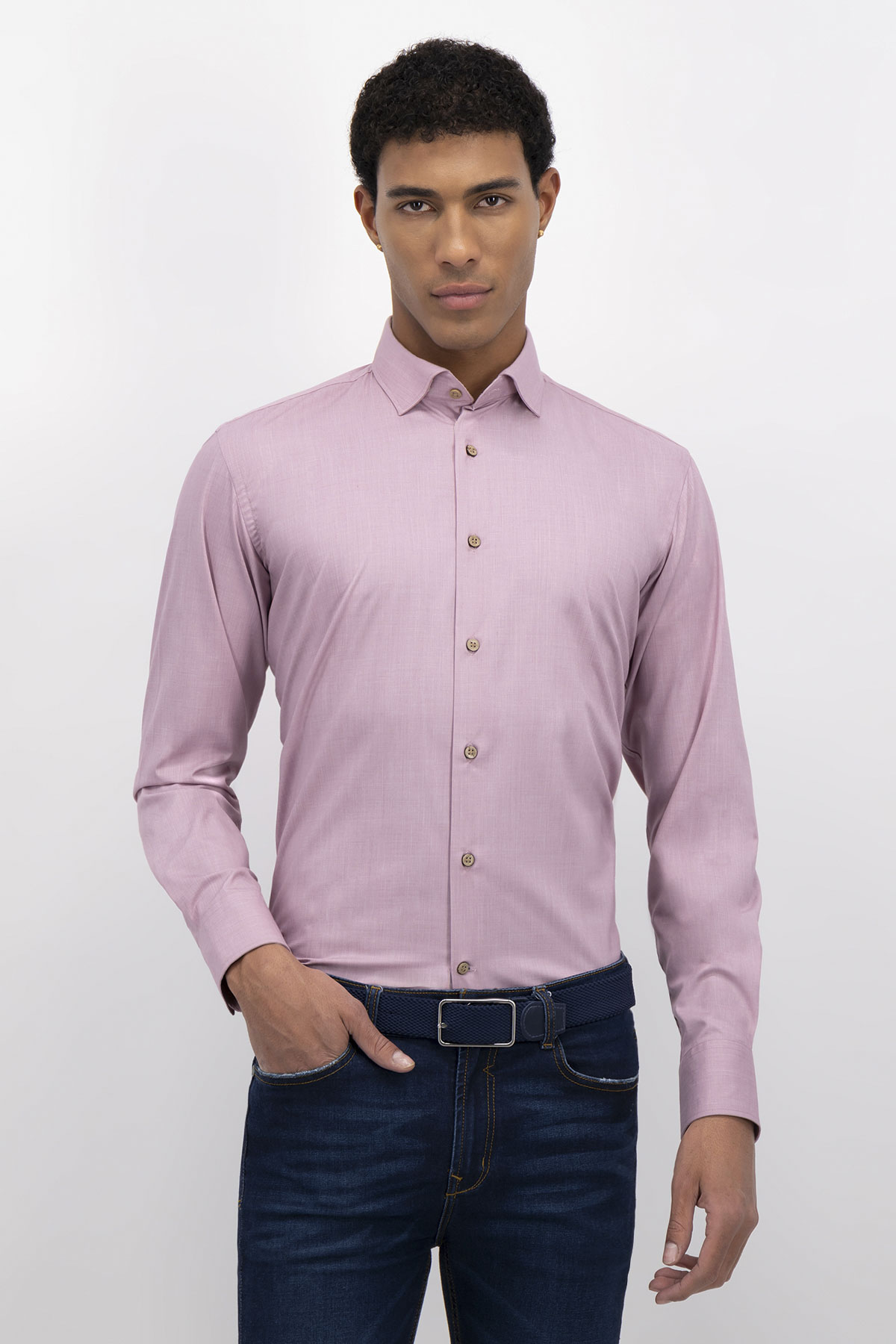 CAMISA FORMAL TLAOLLI CONTEMPORARY FIT MENS FASHION image number 0