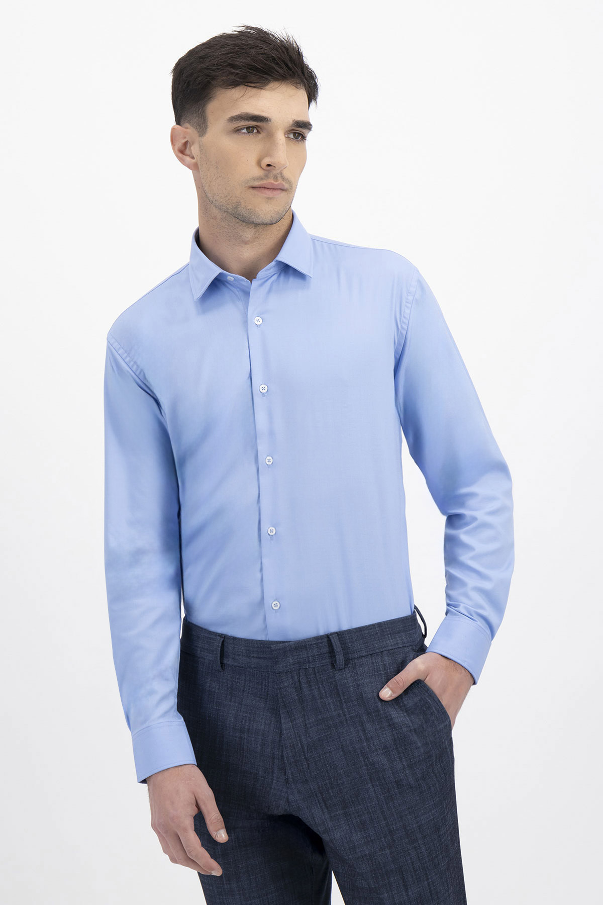 Camisa Formal Bamboo Fiber Slim Fit image number 0
