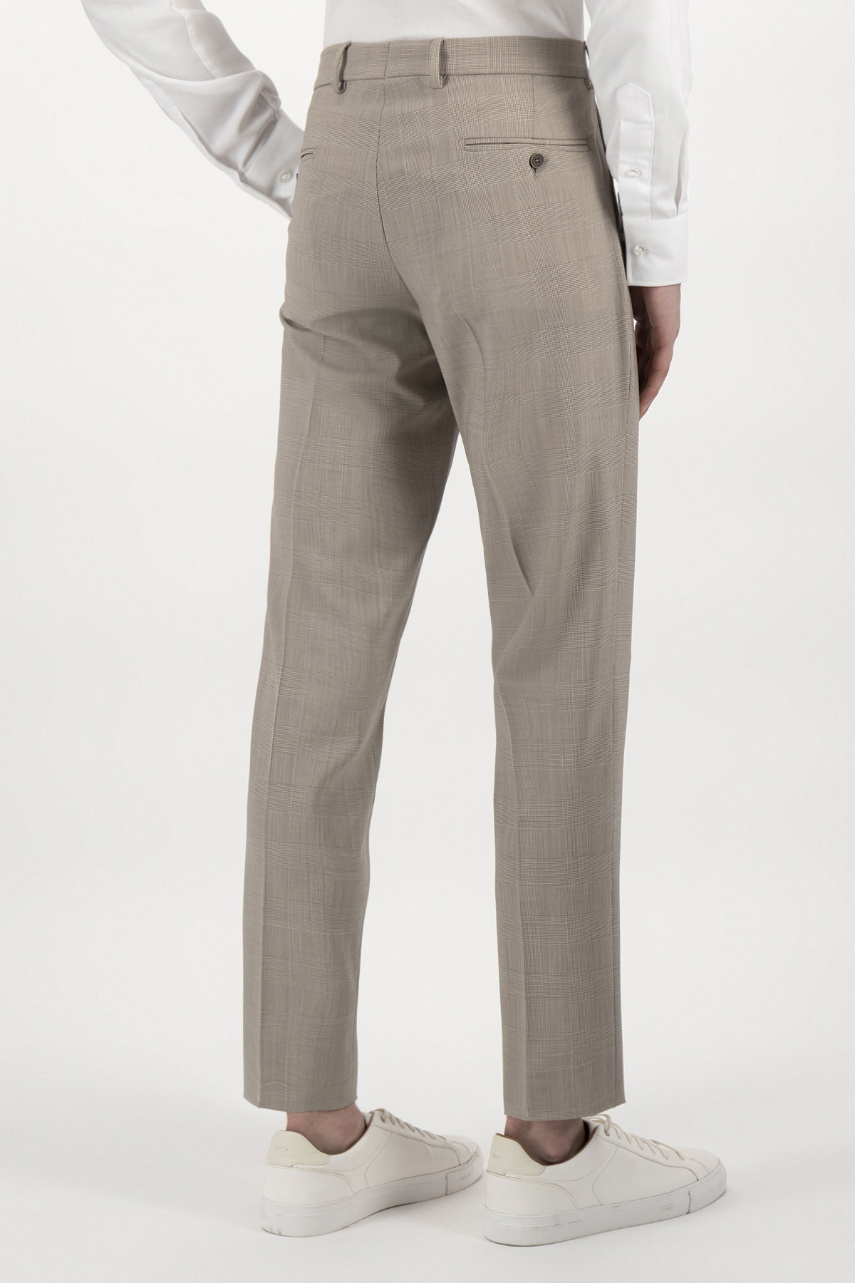 Traje Fresco Di Lana Slim Fit Lamberti image number 4
