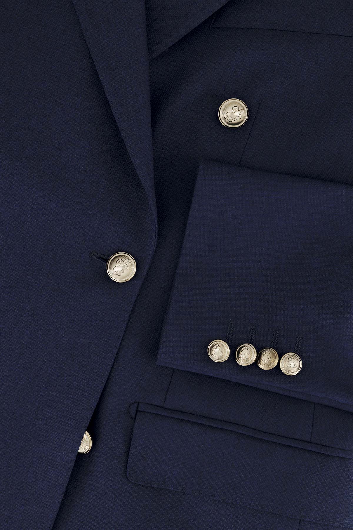 Saco Casual Wool Blend Slim Fit image number 3