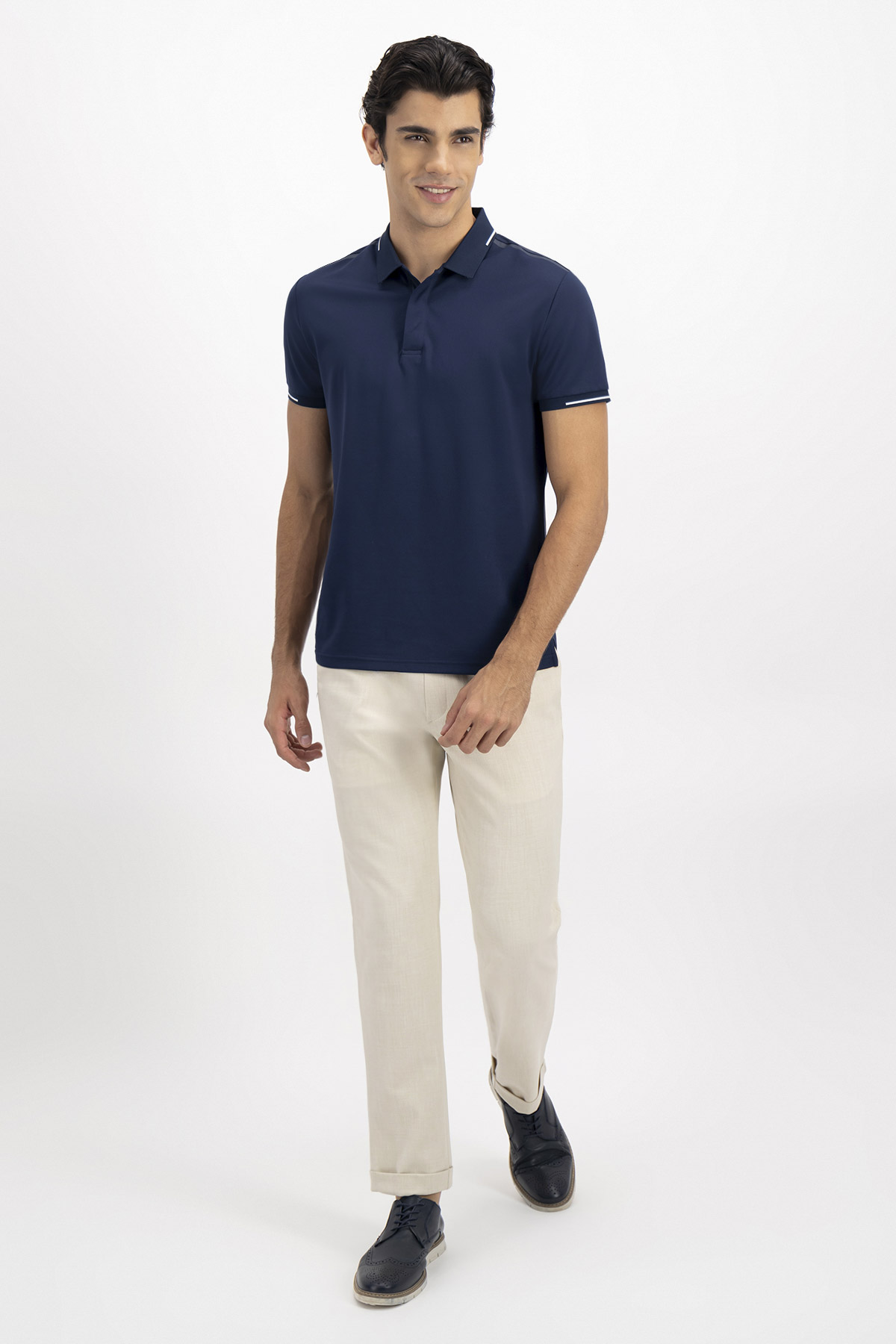 PLAYERA POLO MOVE SLIM FIT LMENTAL image number 3